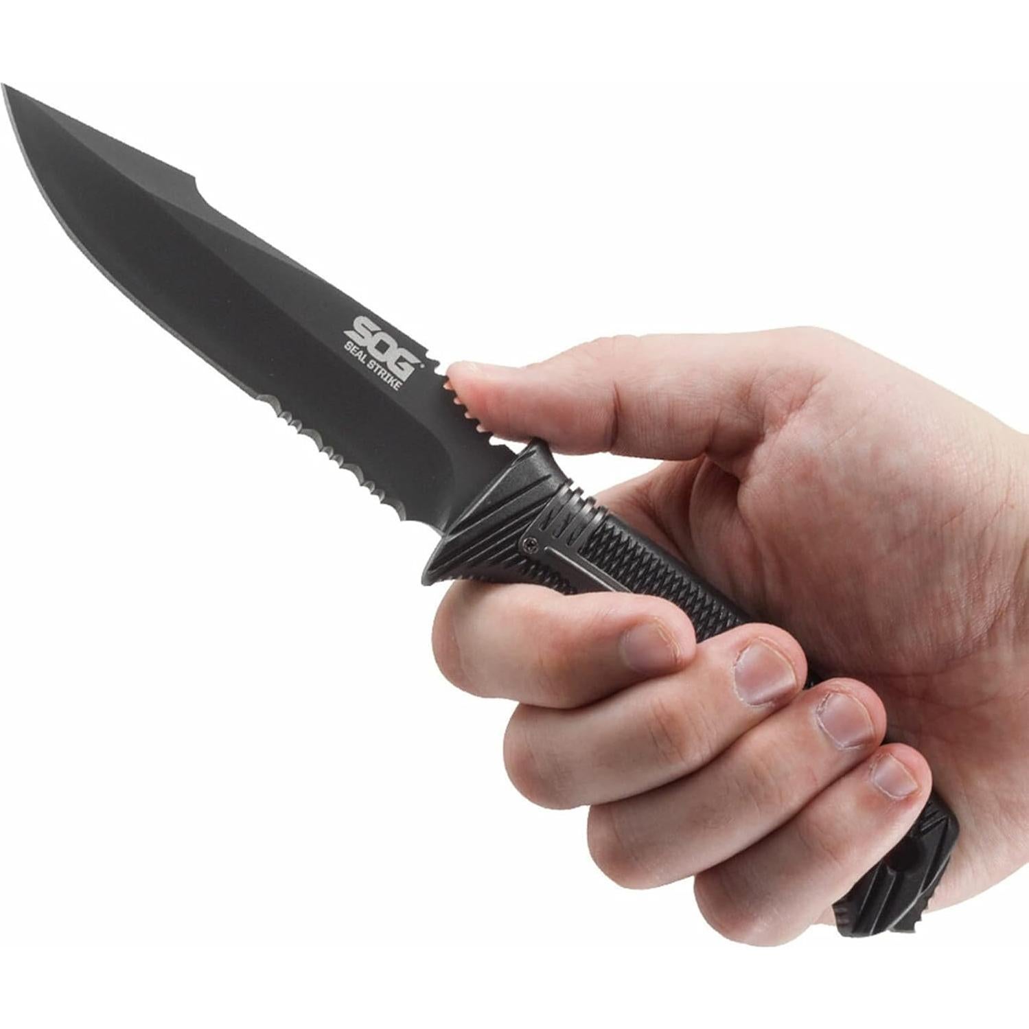Cuchillo Táctico SOG Seal Strike con Funda de Lujo 12.4 cm