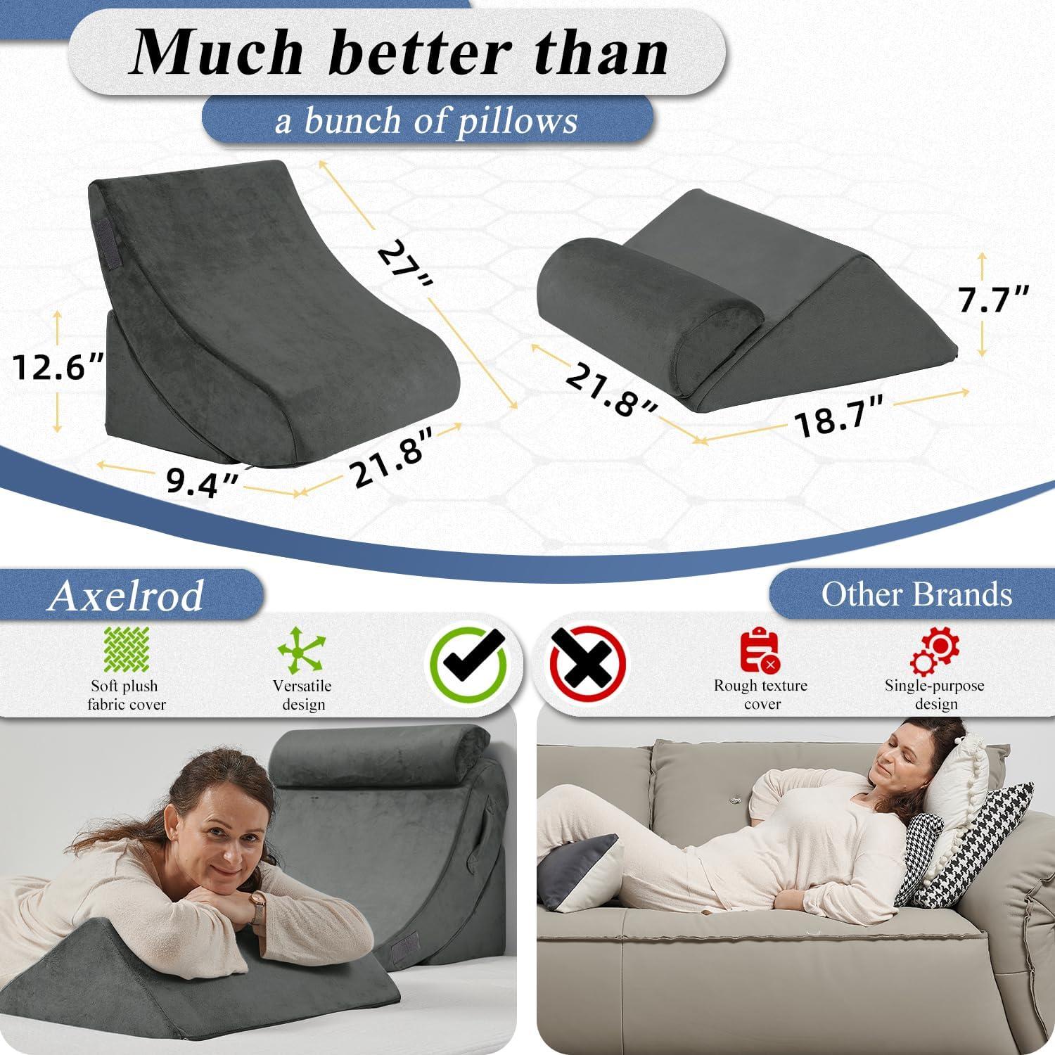 Conjunto de Almohadas en Cuña Ortopédica Axelrod 4 Piezas