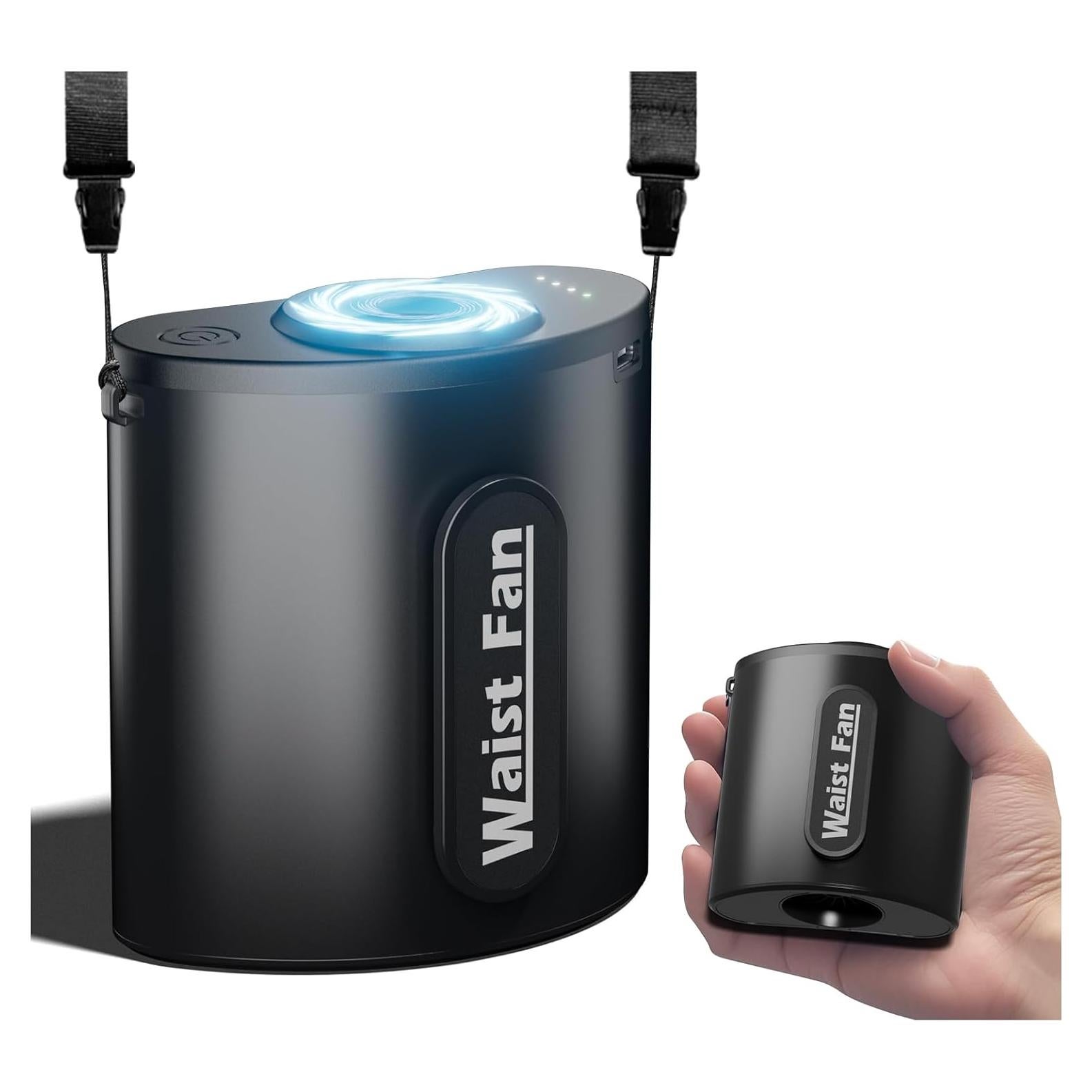 Ventilador Portátil de Cintura FUNNBIE HY-8051 10000mAh 4 Velocidades