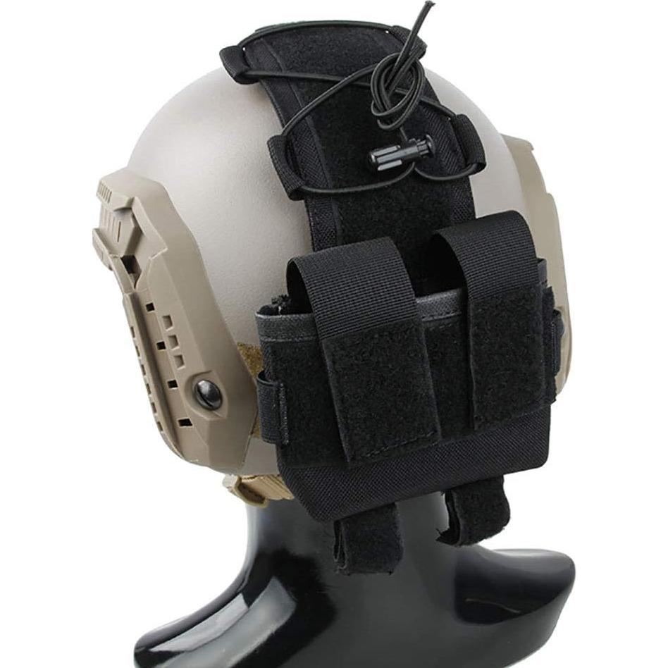 Funda de Batería AOUTACC MK2 para Casco Táctico Negro