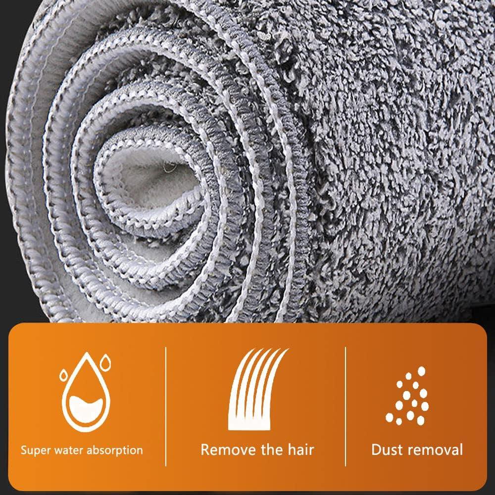 Paños de trapeador de microfibra SUNKI 32" Reemplazo 6 unidades