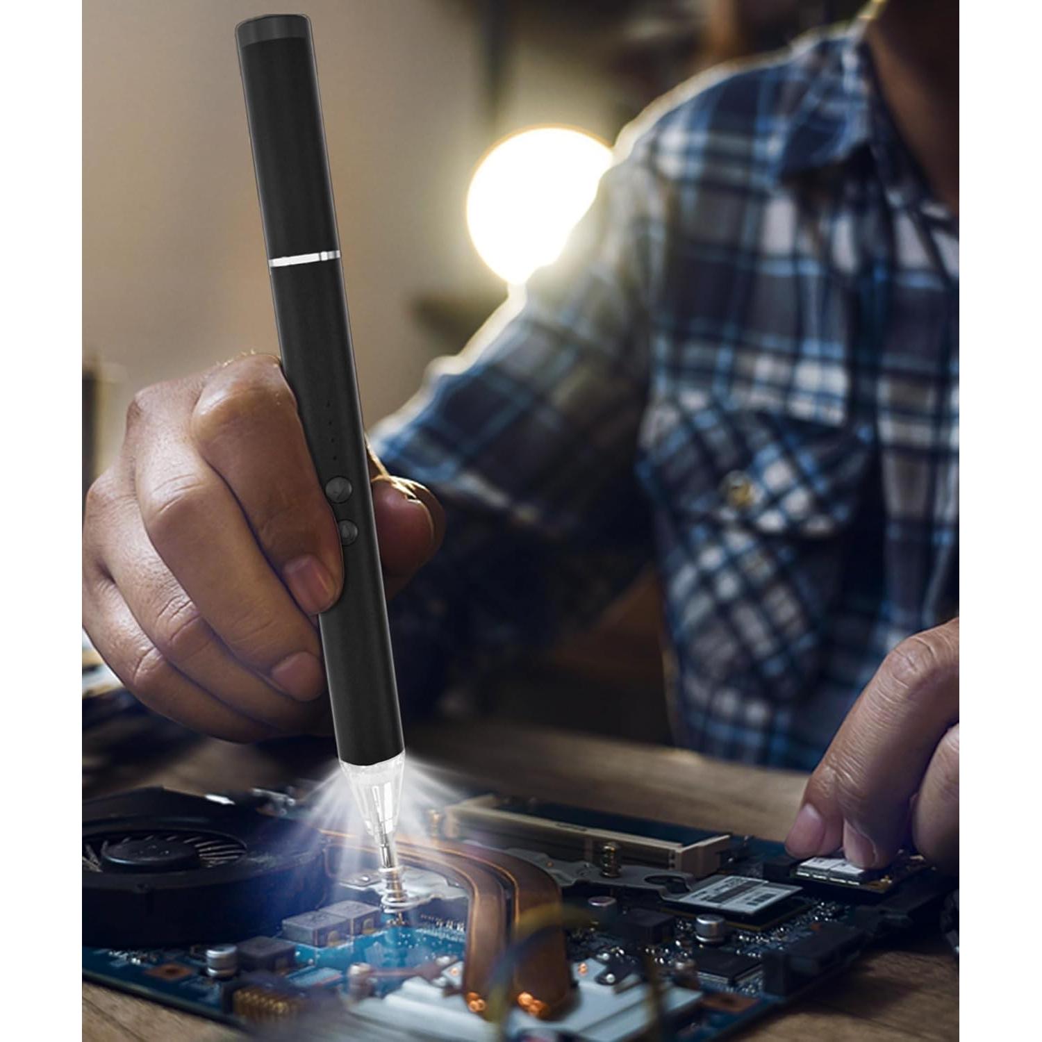 Lighter Electric Candle Lighter with LED, Stocking Stuffers for Adults Women Men Wife Nana, Long Electronic Rechargeable USB Arc Lighters for Candle Camping BBQ, Gift for Women Men Mom Wife