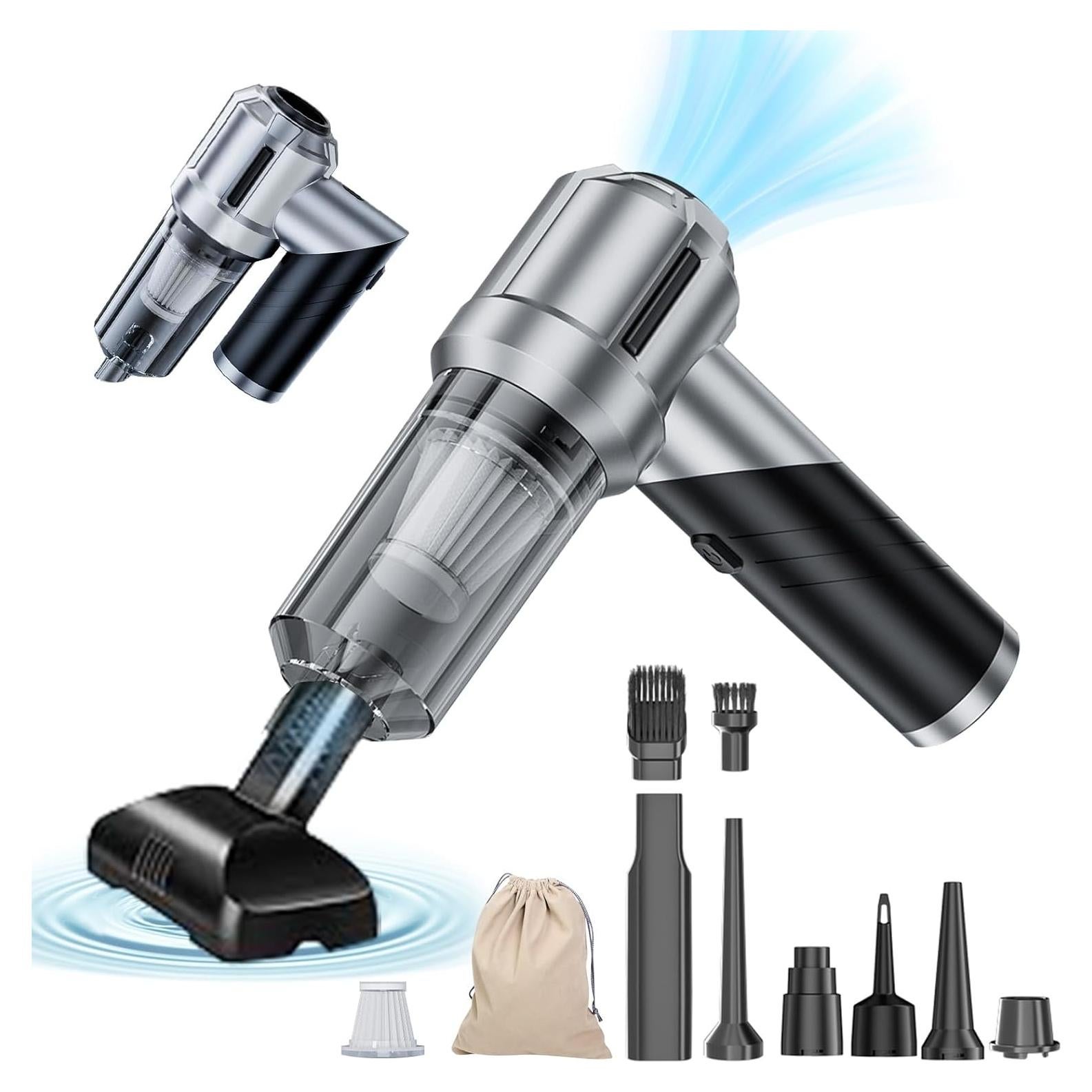 Aspiradora Mini Inalámbrica Houscly ST-6655 20000PA 4-en-1