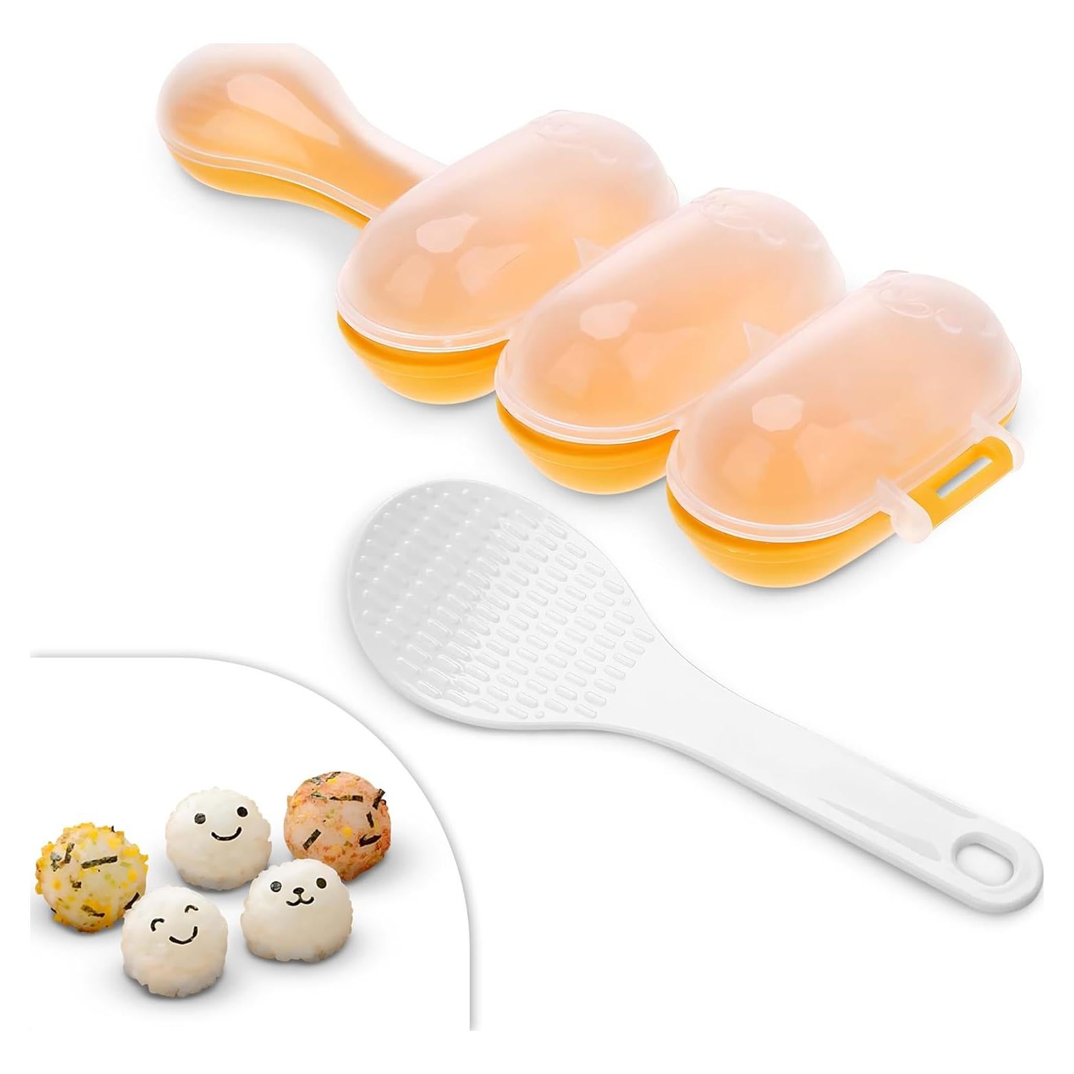 Molde de Bolas de Arroz LIBERHAUS con Cuchara - Kit Creativo