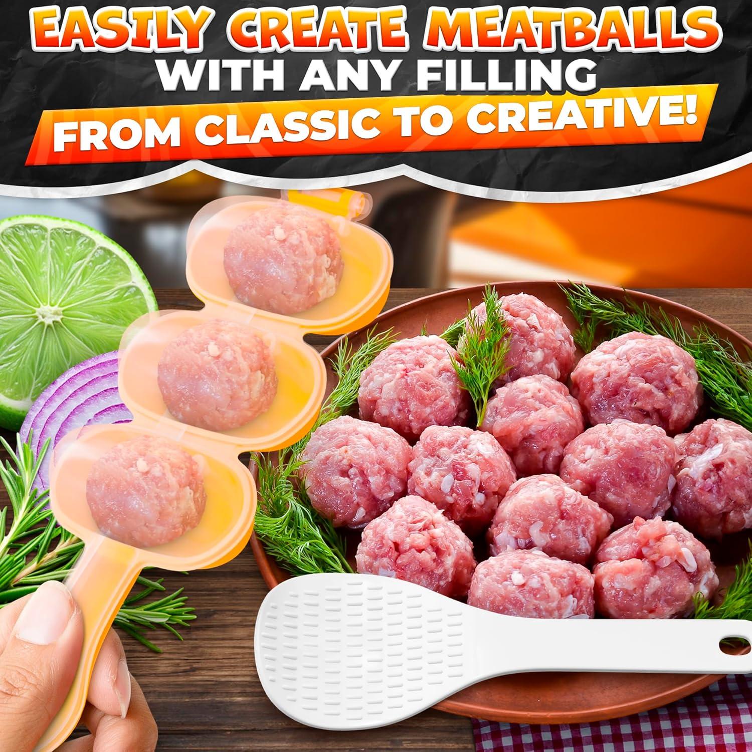 Molde de Bolas de Arroz LIBERHAUS con Cuchara - Kit Creativo