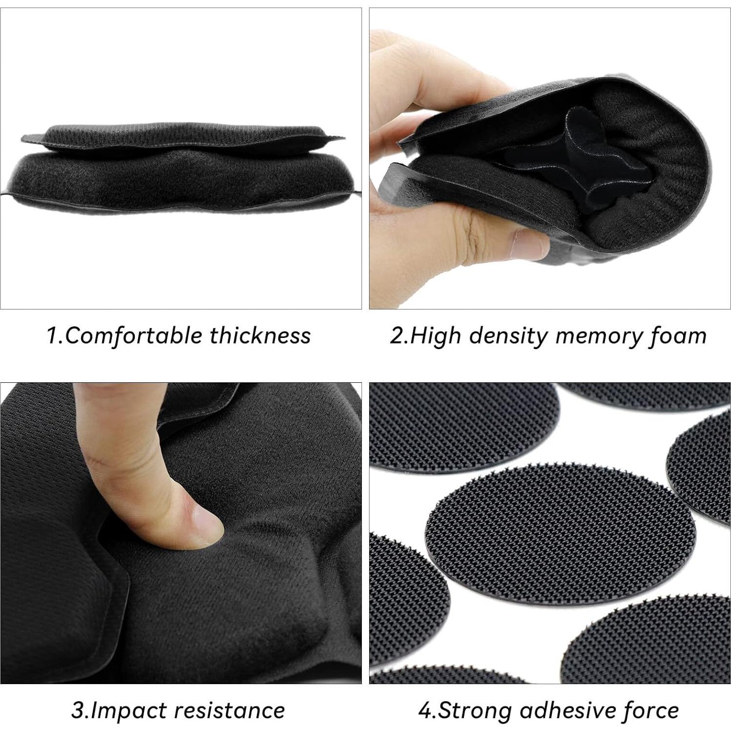 Almohadillas tácticas AOUTACC para casco de airsoft 26x20cm