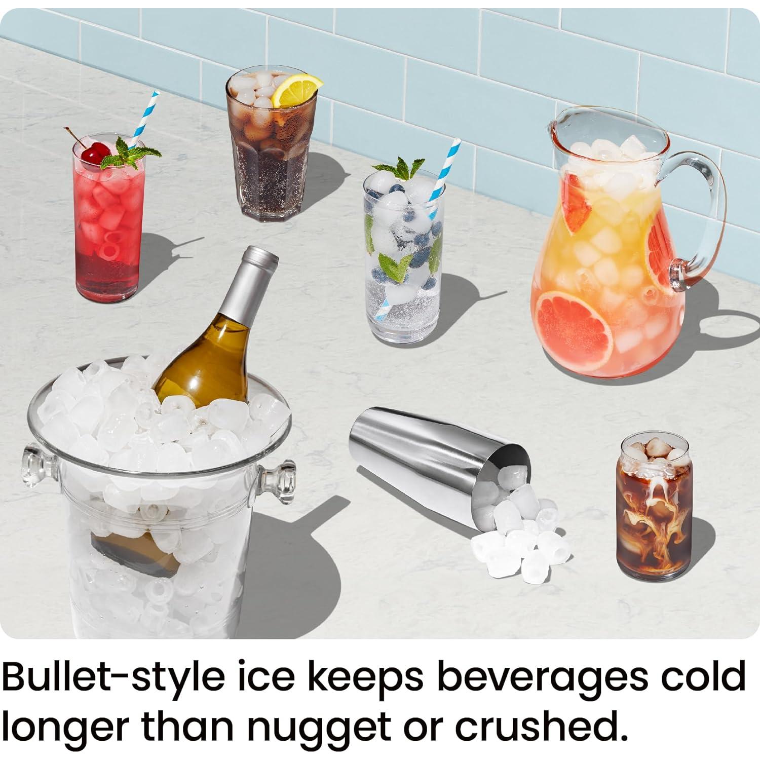 Iceman Máquina de Hielo Compacta 9 Cubos en 7 Minutos