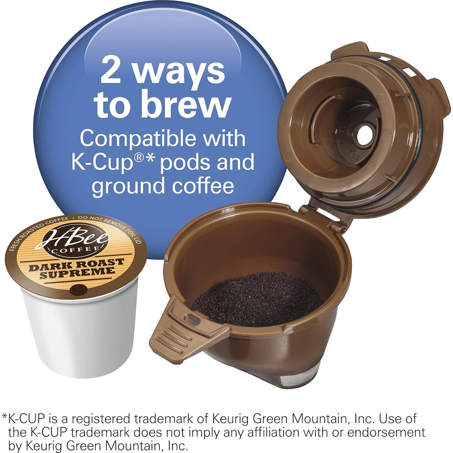 Cafetera Hamilton Beach FlexBrew 1 Taza 414 ml Negra