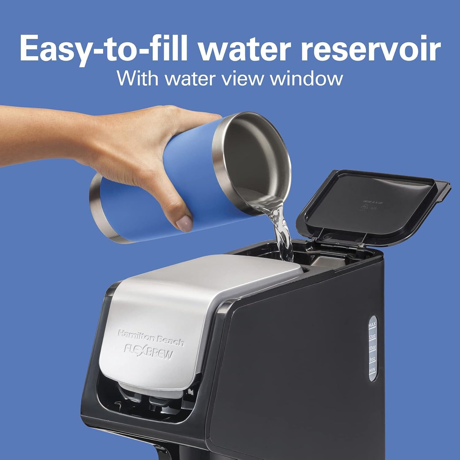 Cafetera Hamilton Beach FlexBrew 1 Taza 414 ml Negra