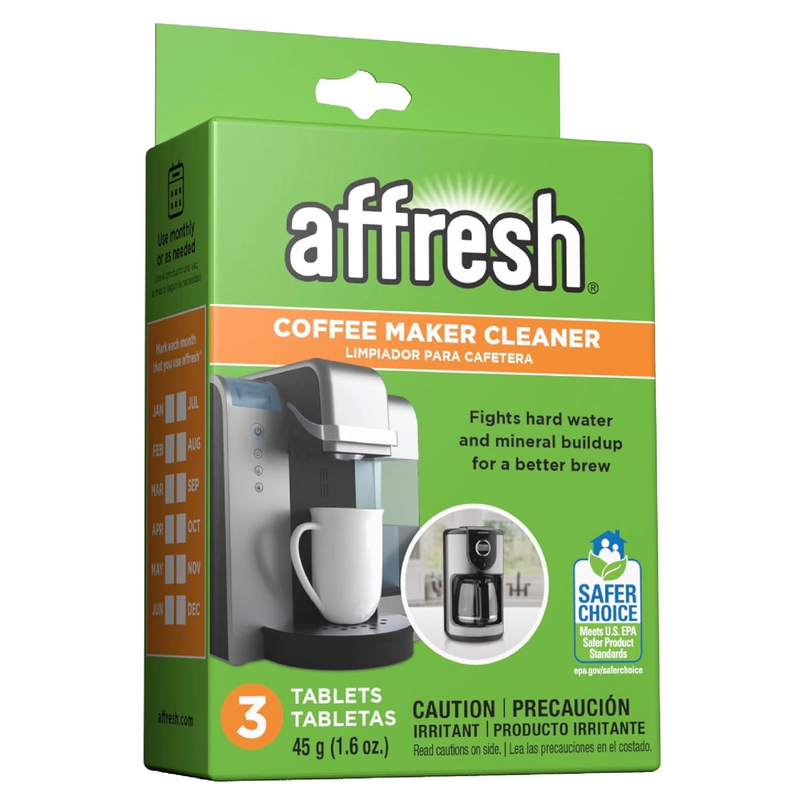 Limpiador de Cafeteras Affresh 3 Tabletas Descalcificantes