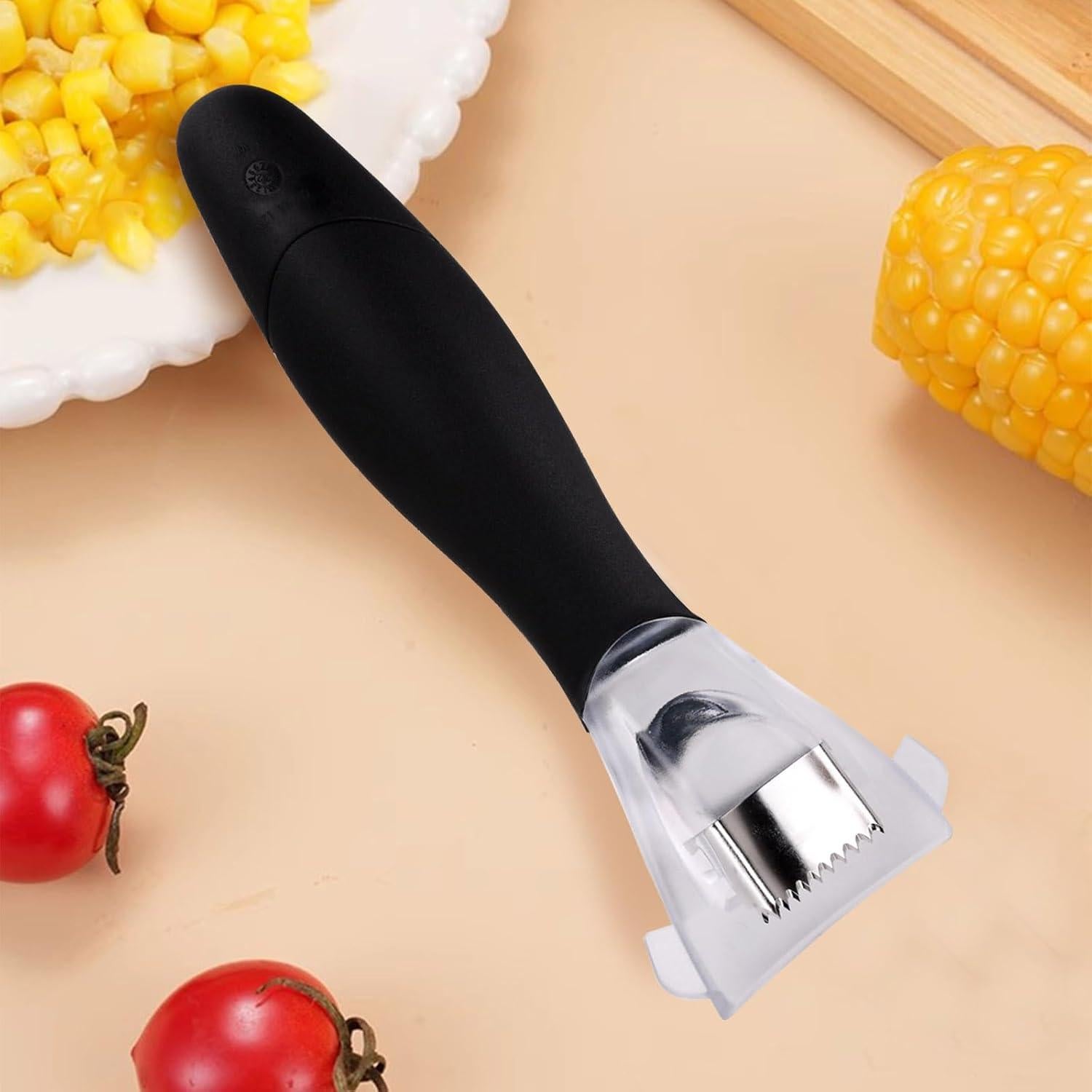 Pelador de Maíz Mttobo 1114 con Mango Ergonómico y Acero Inoxidable