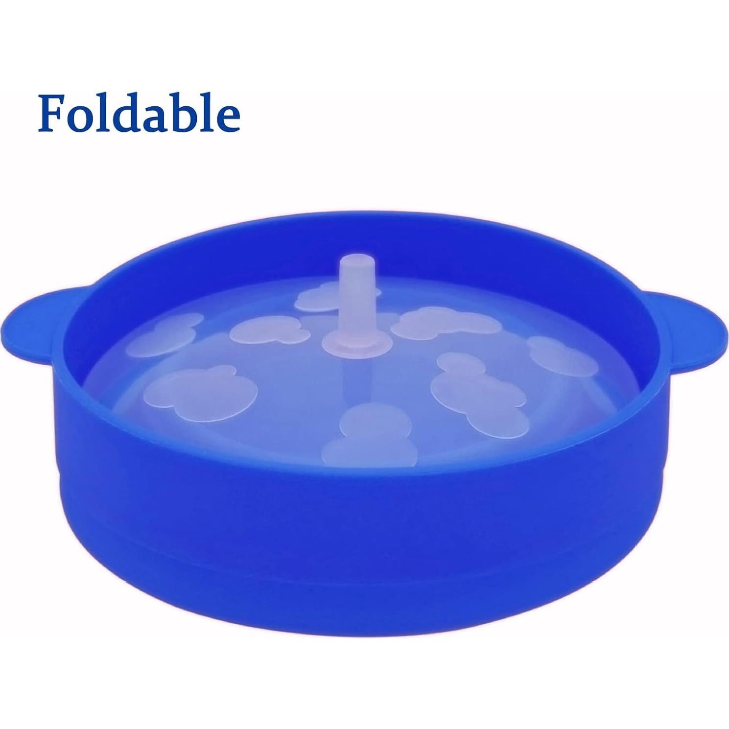 Mini Popcornera de Microondas YINGD Silicona Plegable 15x12.7cm