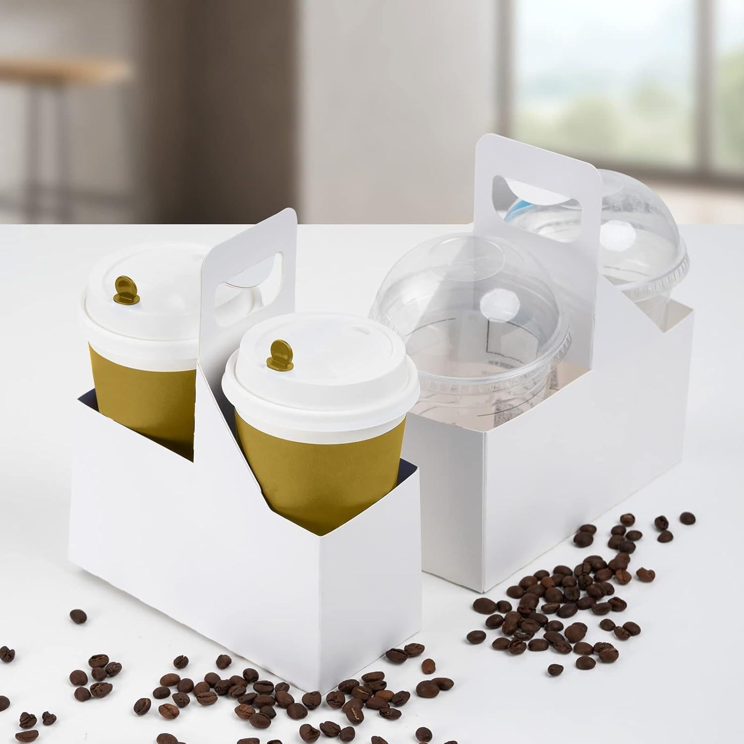 Portavasos de Papel Kraft V Viatanst - Paquete de 30 Soportes