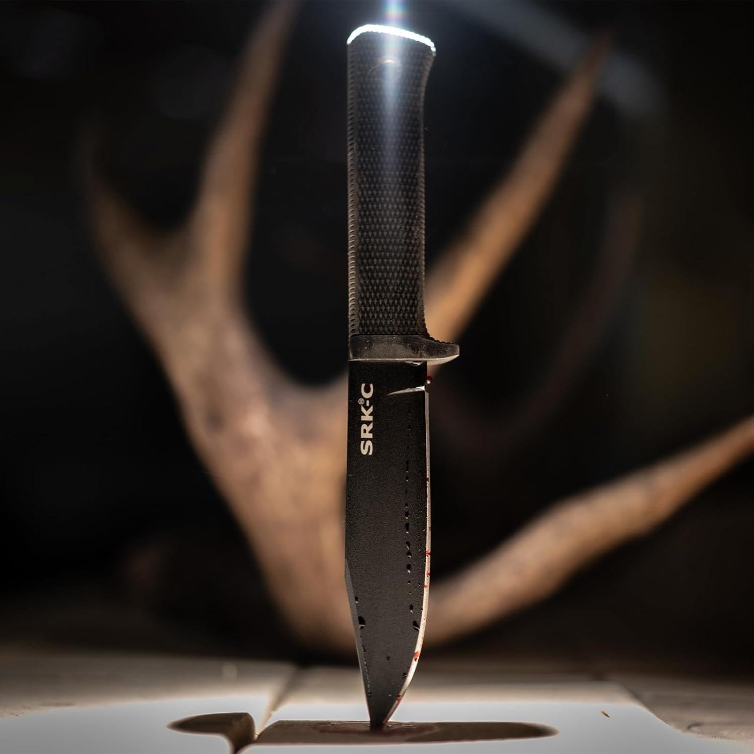 Cuchillo Táctico Cold Steel SRK Compact 12.7 cm SK-5 con Funda