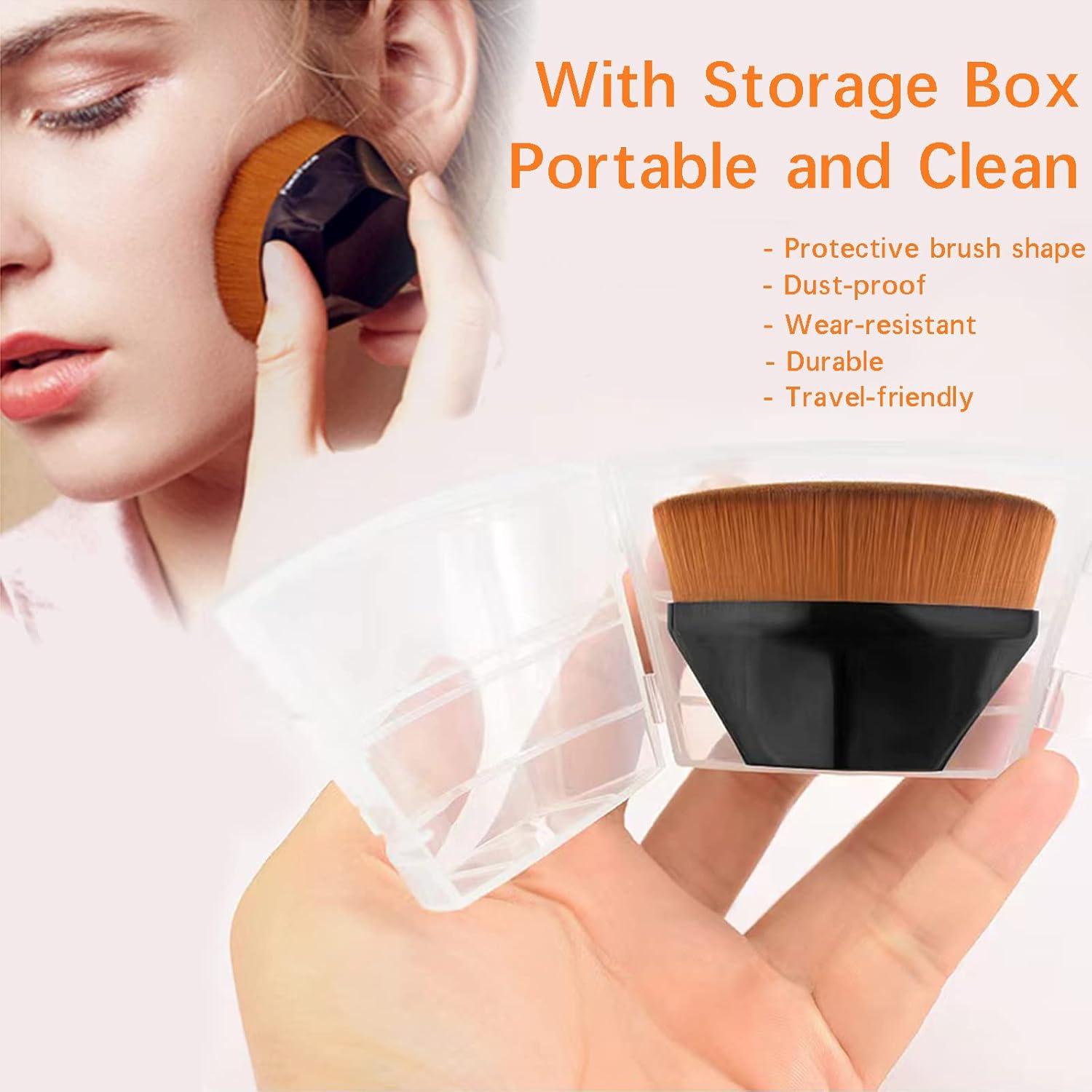 Paquete de 4 Pinceles de Maquillaje XKFLAUHM para Base