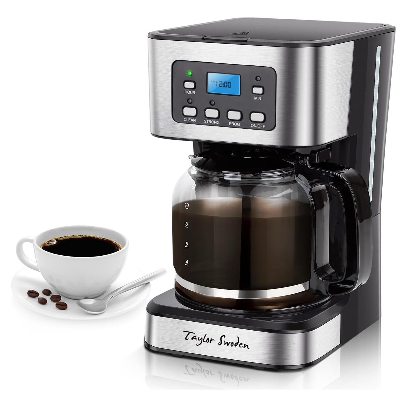 Cafetera Programable Taylor Swoden 12 Tazas Automática