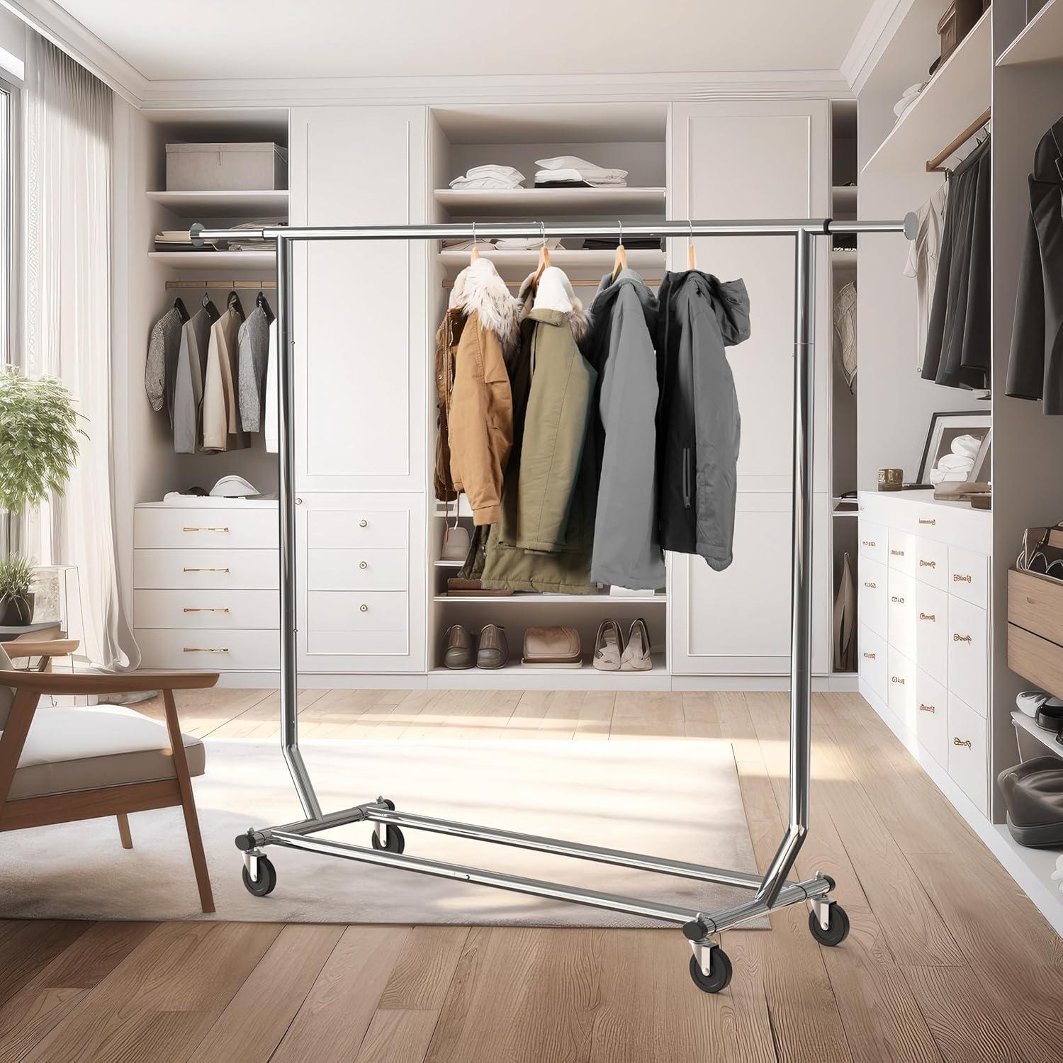 Soporte para Ropa Simple Houseware Grado Comercial 113.4 kg