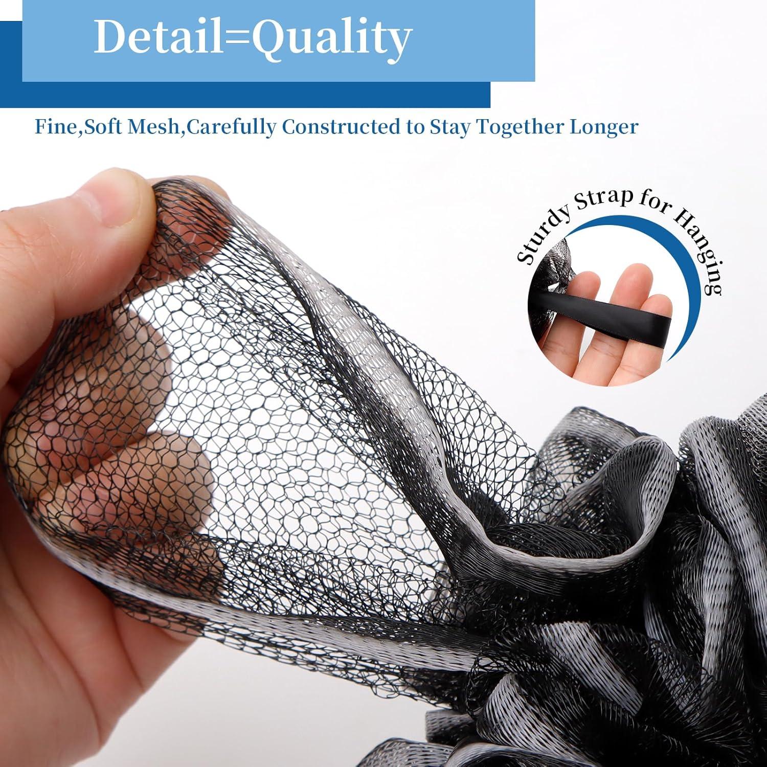 Esponja de Lufa Exfoliadora Farmoga 4Pack 50g Azul Negro