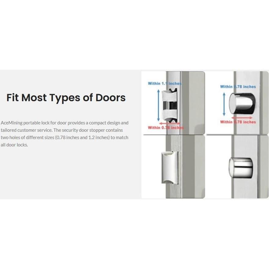 Cerradura Portátil AceMining Locker001 Seguridad y Privacidad