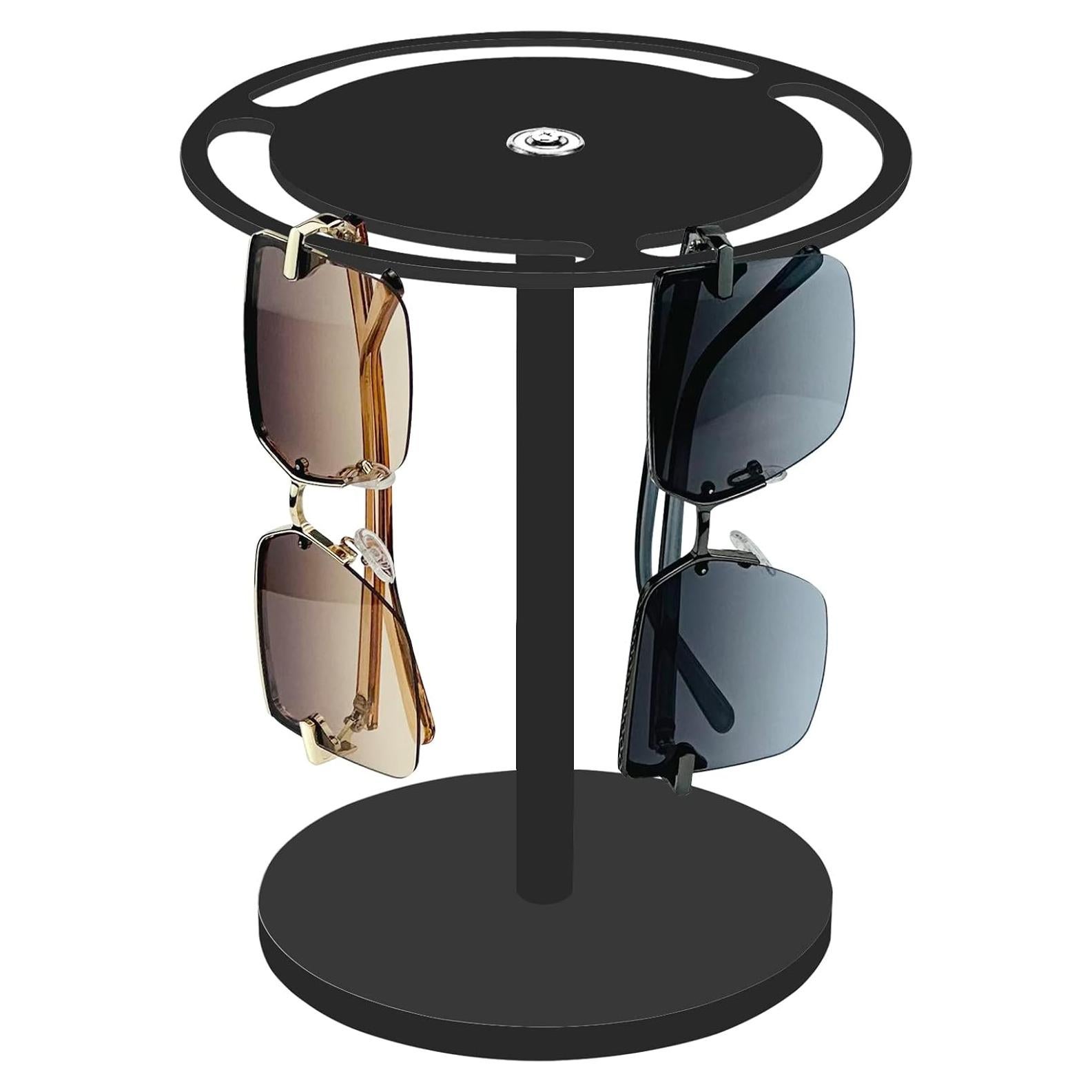 Soporte para Gafas de Sol Bigfety Acrílico Negro 360°