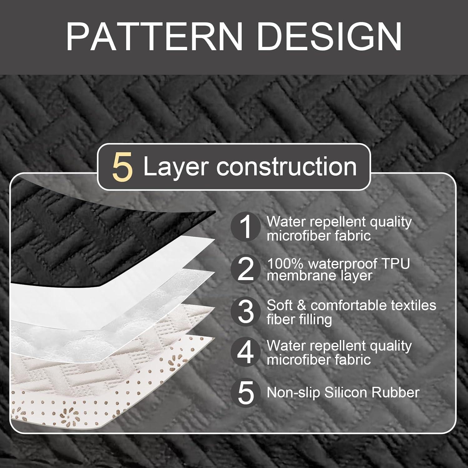 Cubierta Protectora de Sofá Reclinable Luxshare 100% Impermeable