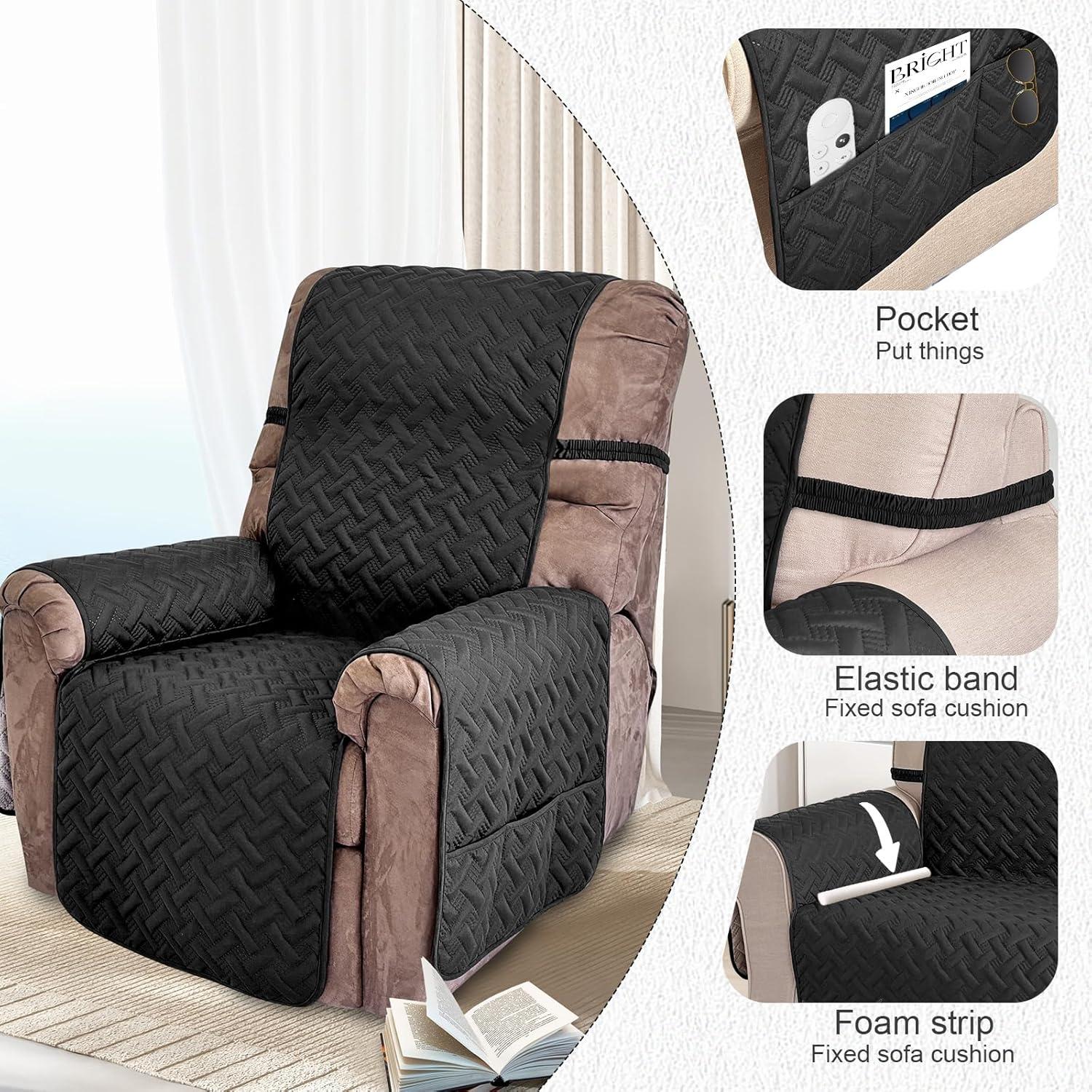 Cubierta Protectora de Sofá Reclinable Luxshare 100% Impermeable