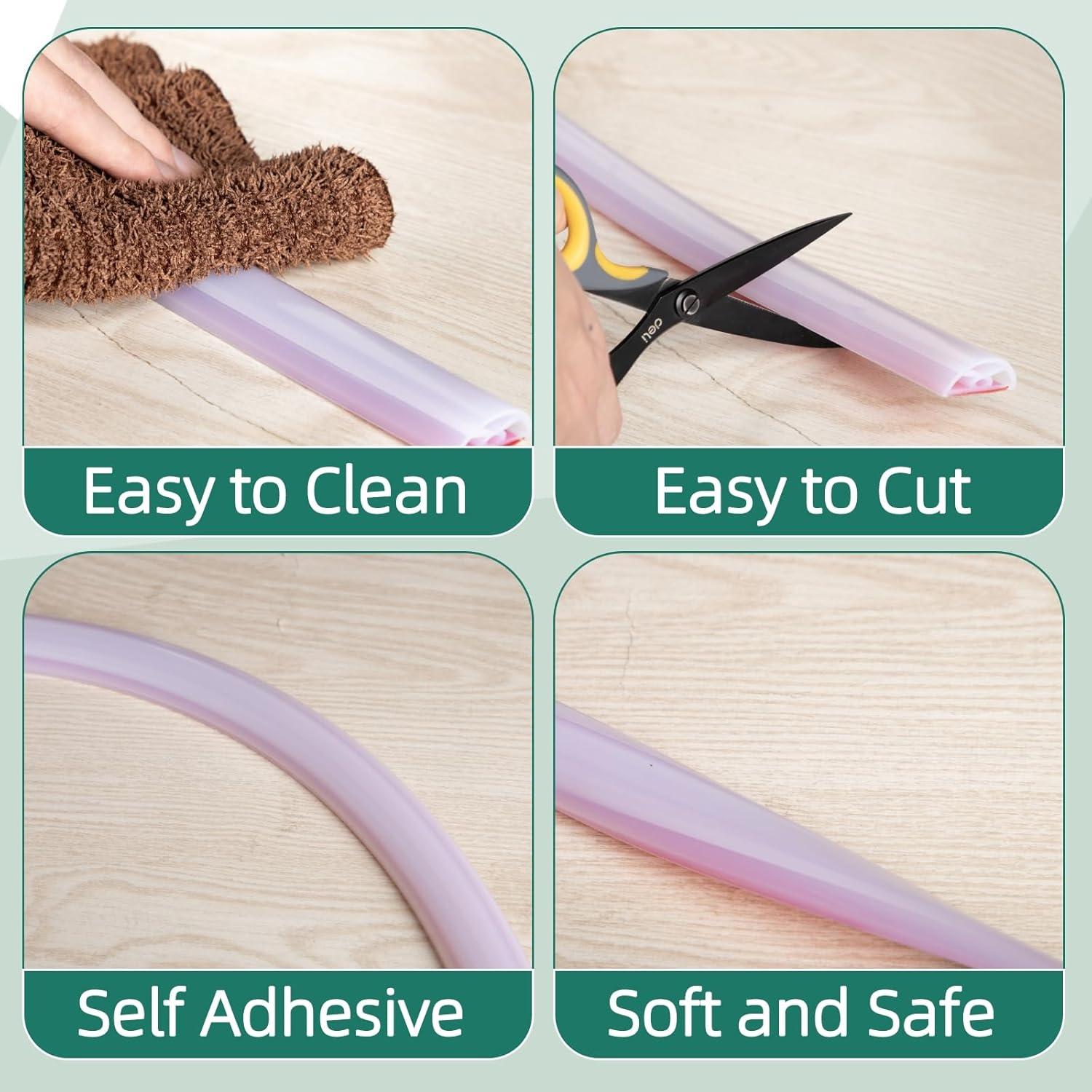 Dique de Agua para Ducha Vannesse 99.06 cm Silicona Flexible