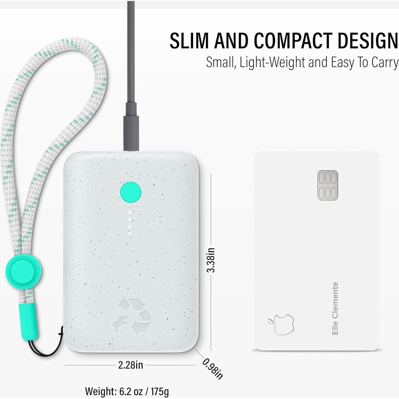 Cargador Portátil Nimble 10,000mAh Carga Rápida Dual USB-C