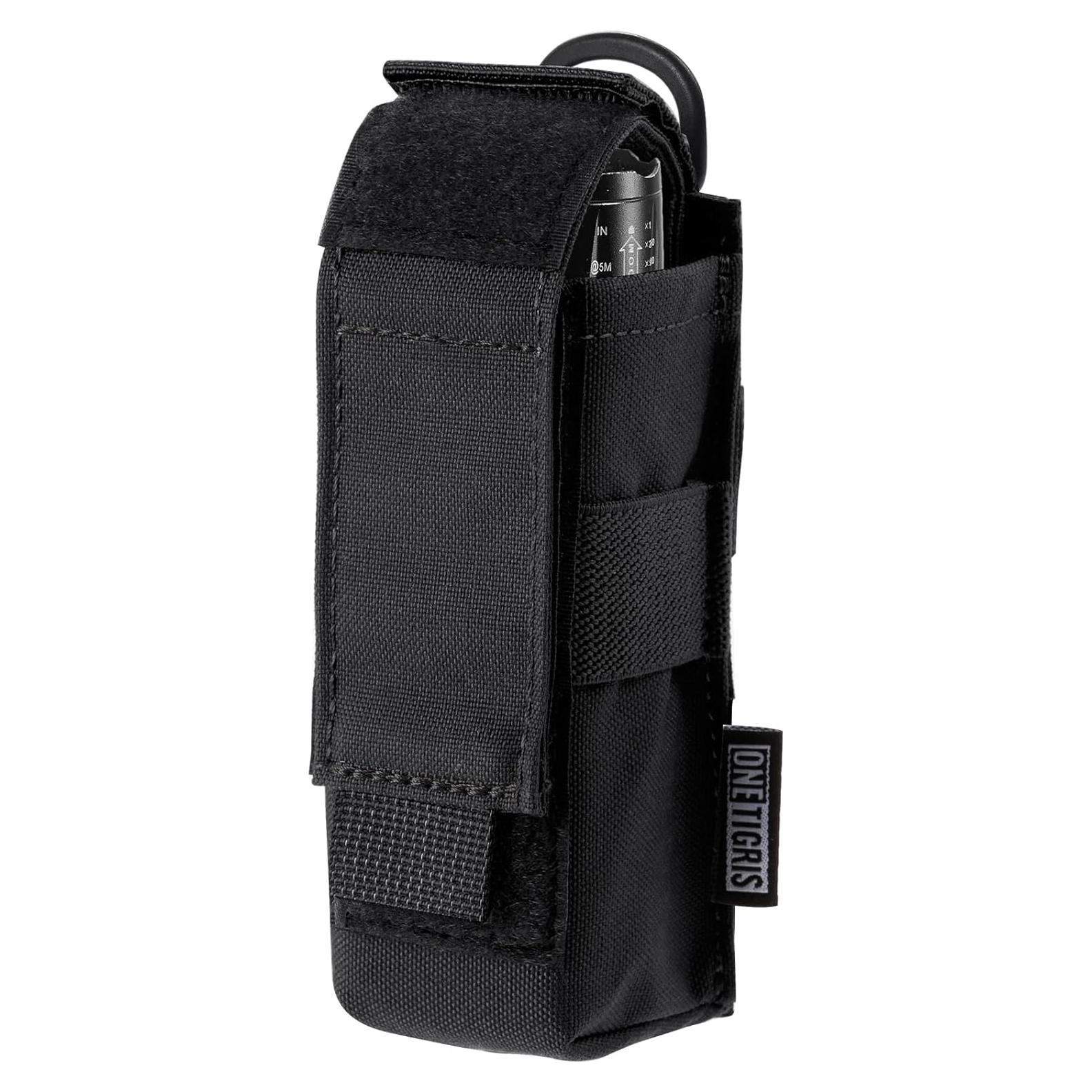 Portaflash Táctico OneTigris Molle Nylon 1000D Negro