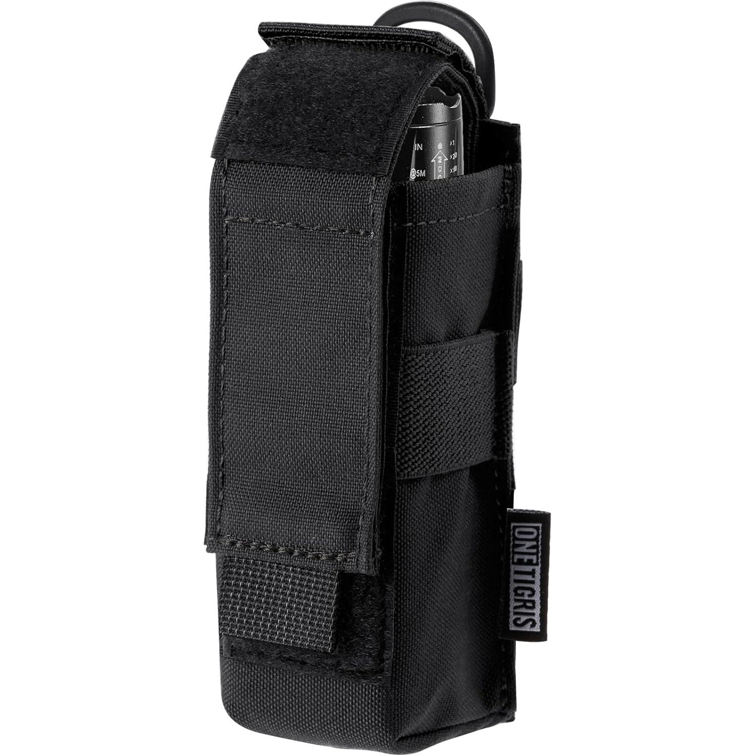 Portaflash Táctico OneTigris Molle Nylon 1000D Negro