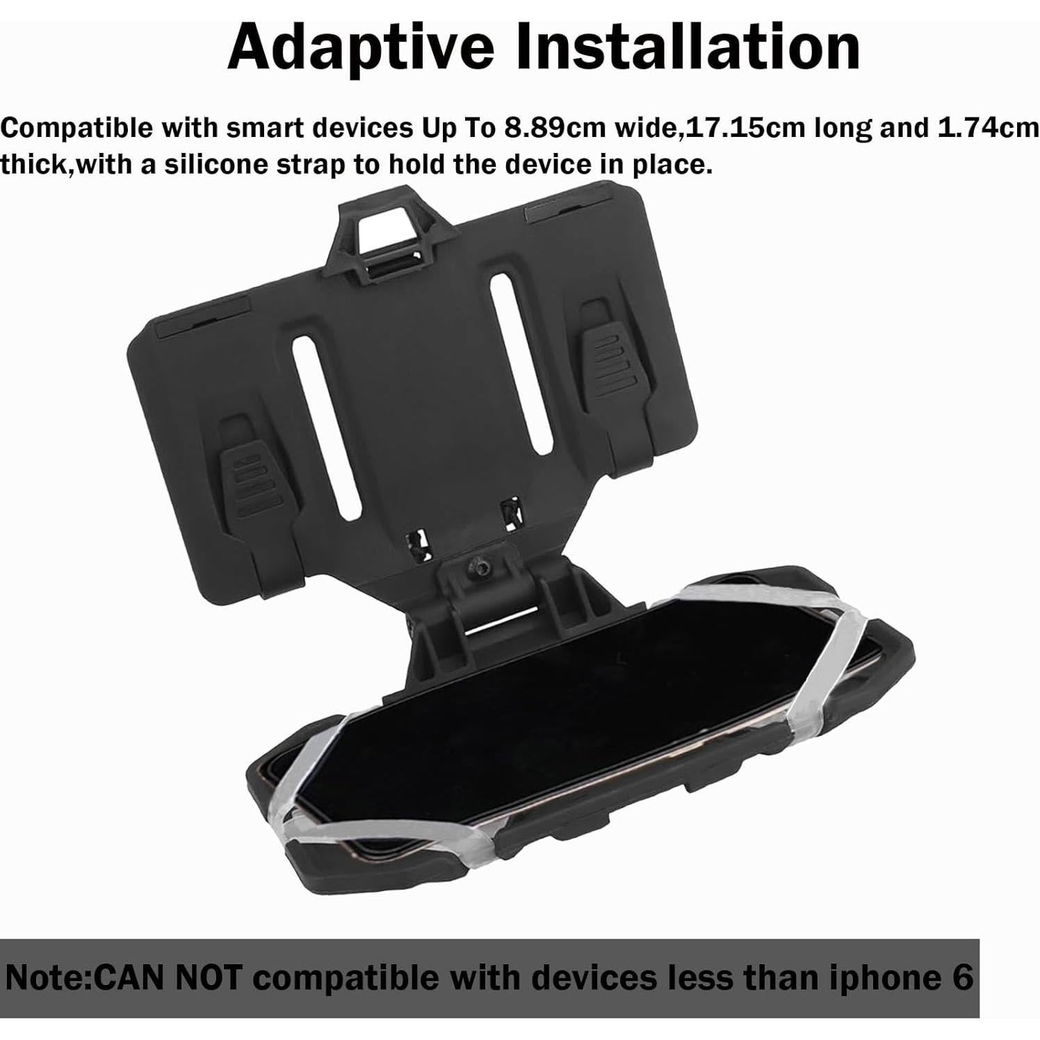 Soporte Táctico Plegable Wenyrich para Smartphone Negro