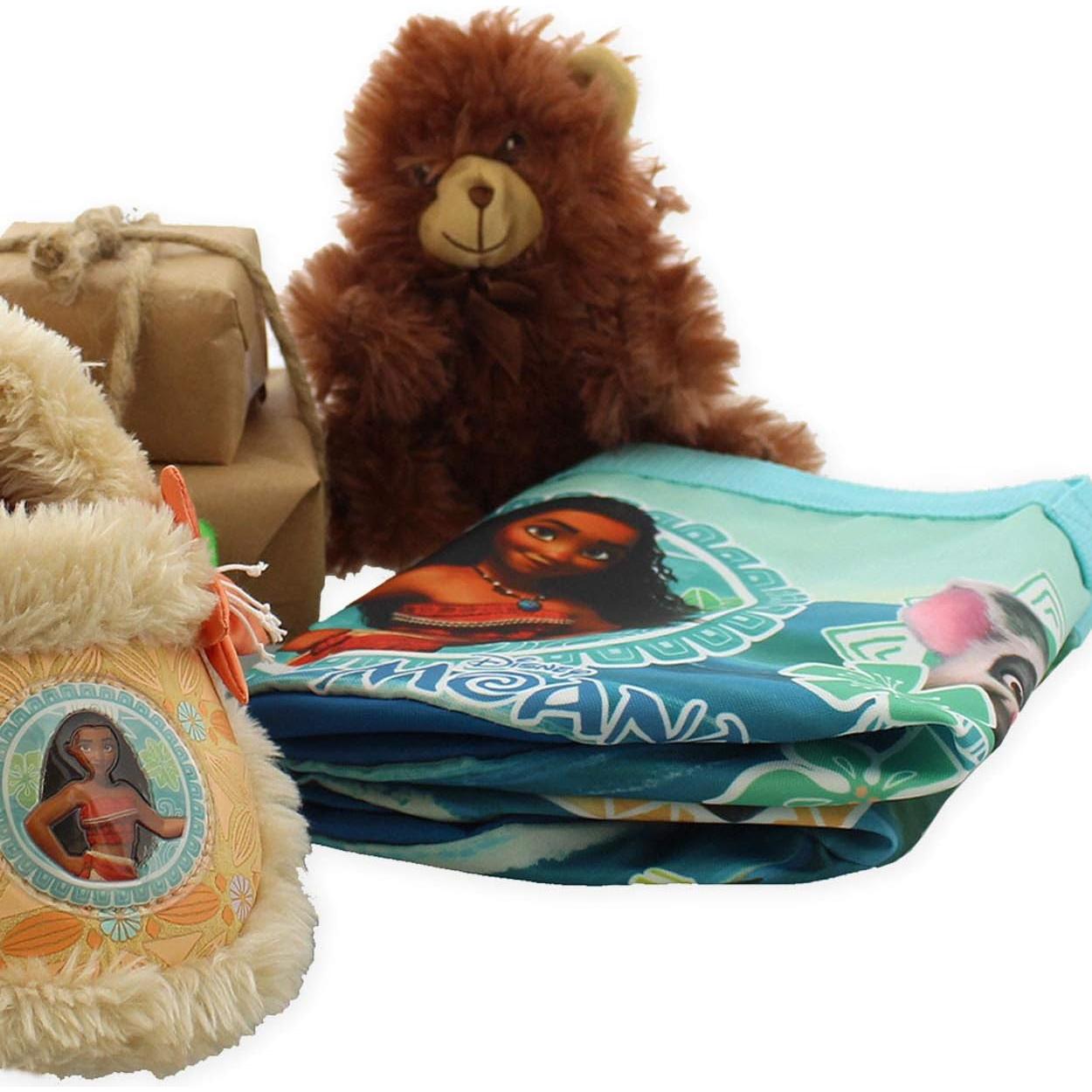 Cesta de Regalo Colapsable Moana de Nylon para Niñas - Azul