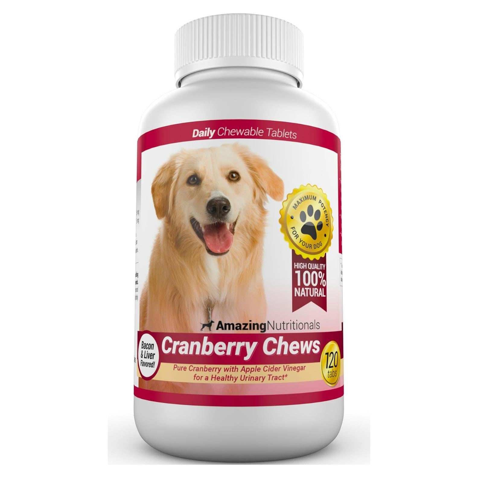 Suplemento Antioxidante para Perros Nutricionales Asombrosos 120 Masticables