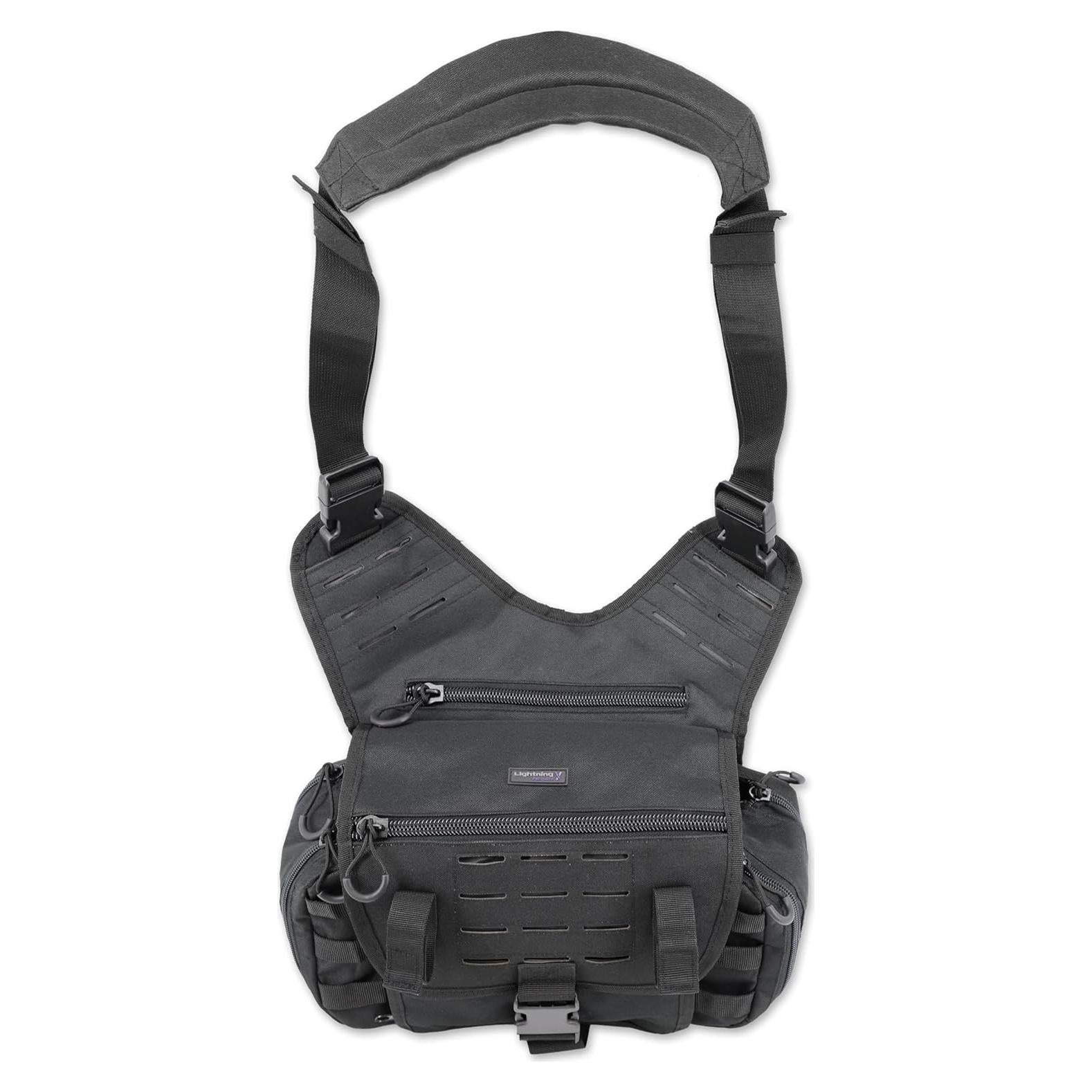 Bolsa de Hombro Lightning X MB15 Negra Ergonomica