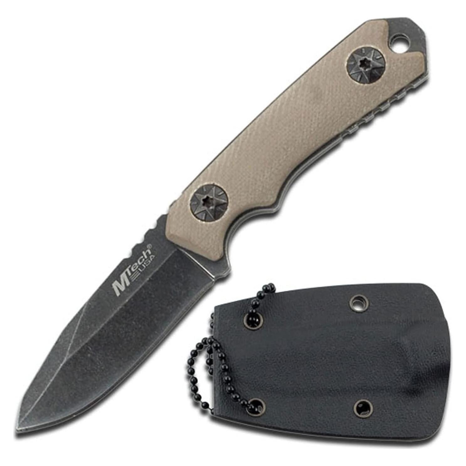 Cuchillo Táctico MTech USA MT-20-30, Hoja 5 cm, Mango G10