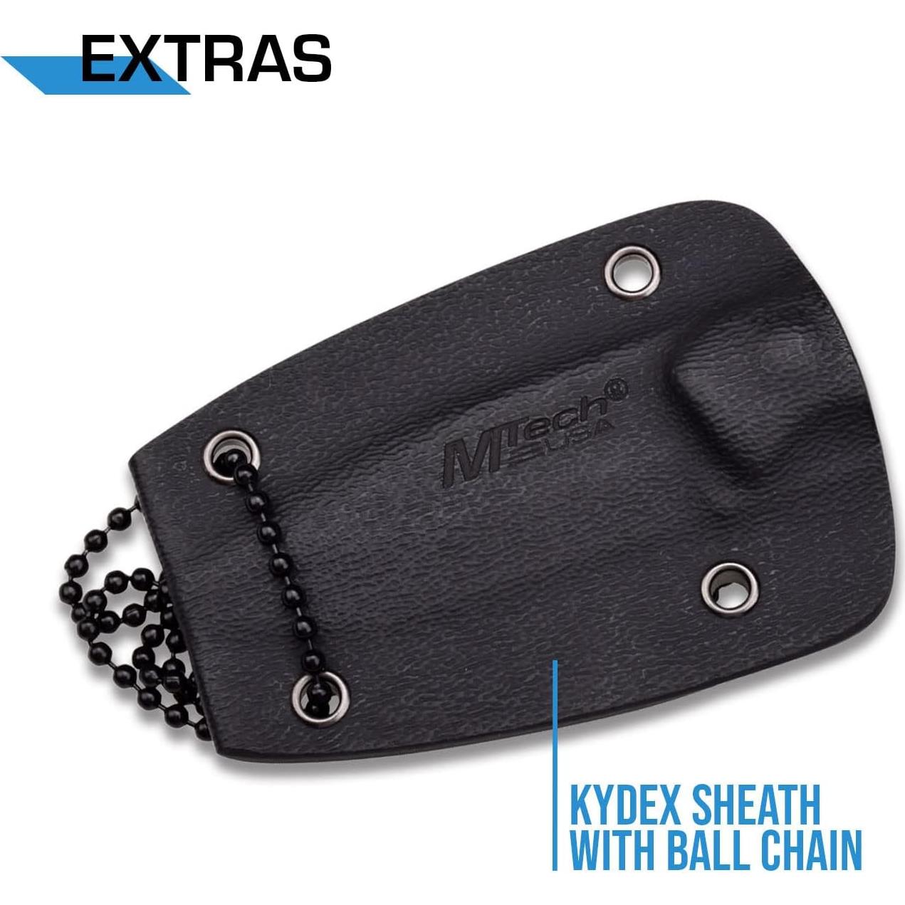 Cuchillo Táctico MTech USA MT-20-30, Hoja 5 cm, Mango G10