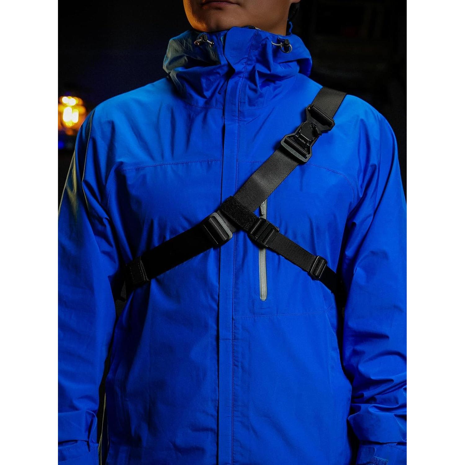 Correa de Pecho TACTICAL GEEK TGBelt7 Nylon Ajustable Negro