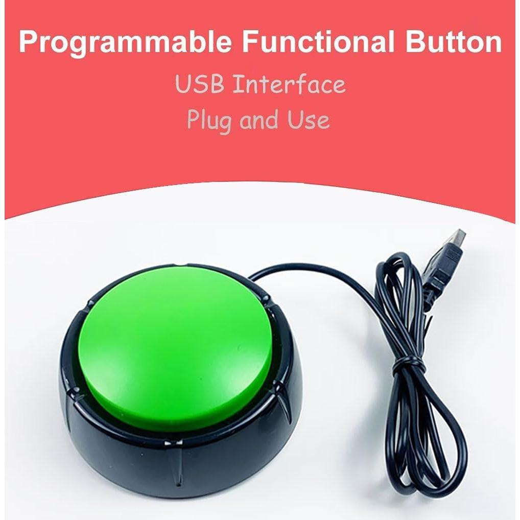 Botón de Entrada USB Programable Ukrmon para Teclado PC