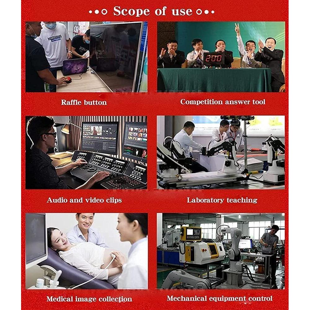 Botón de Entrada USB Programable Ukrmon para Teclado PC