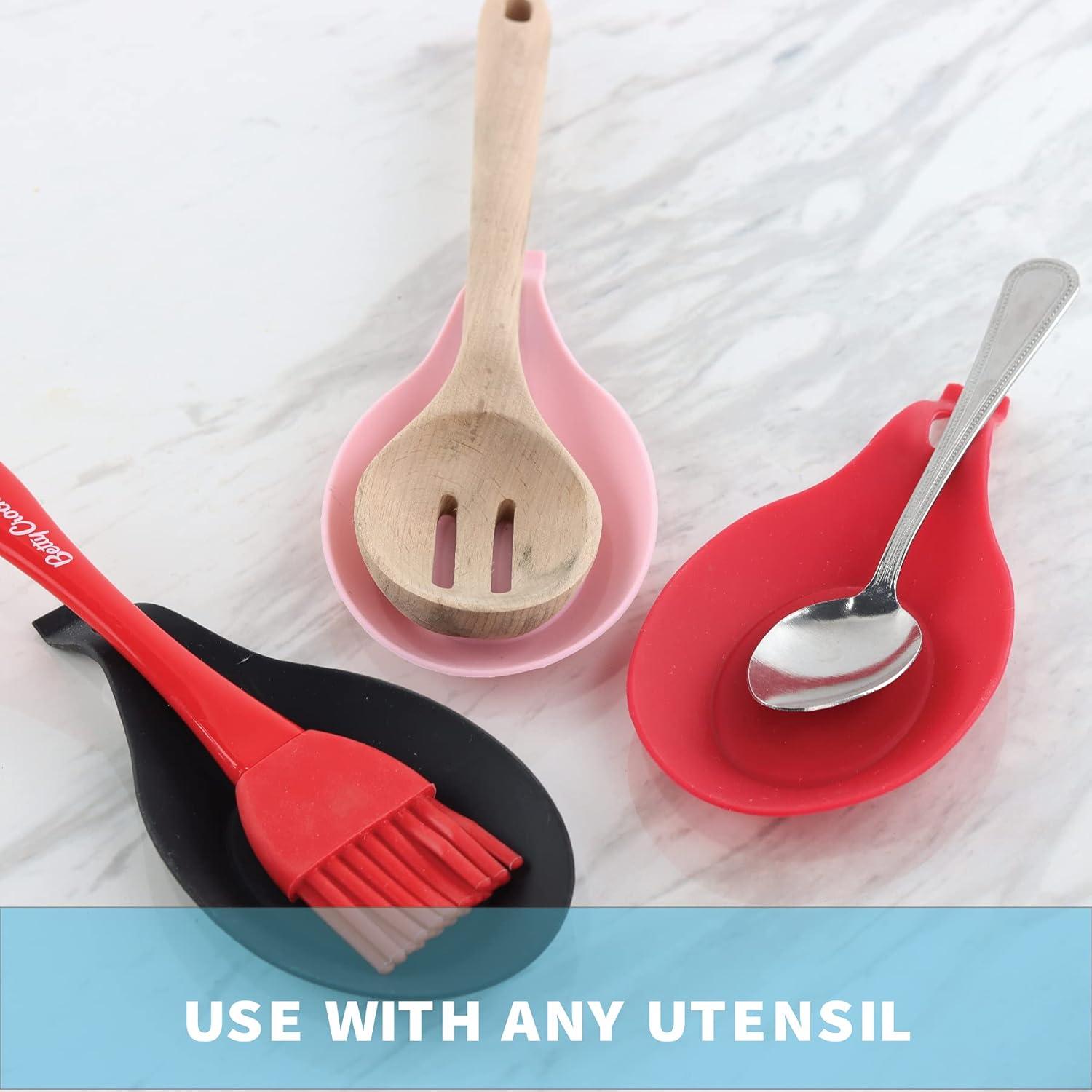 Soporte de Cuchara de Silicona Servette Home - Negro