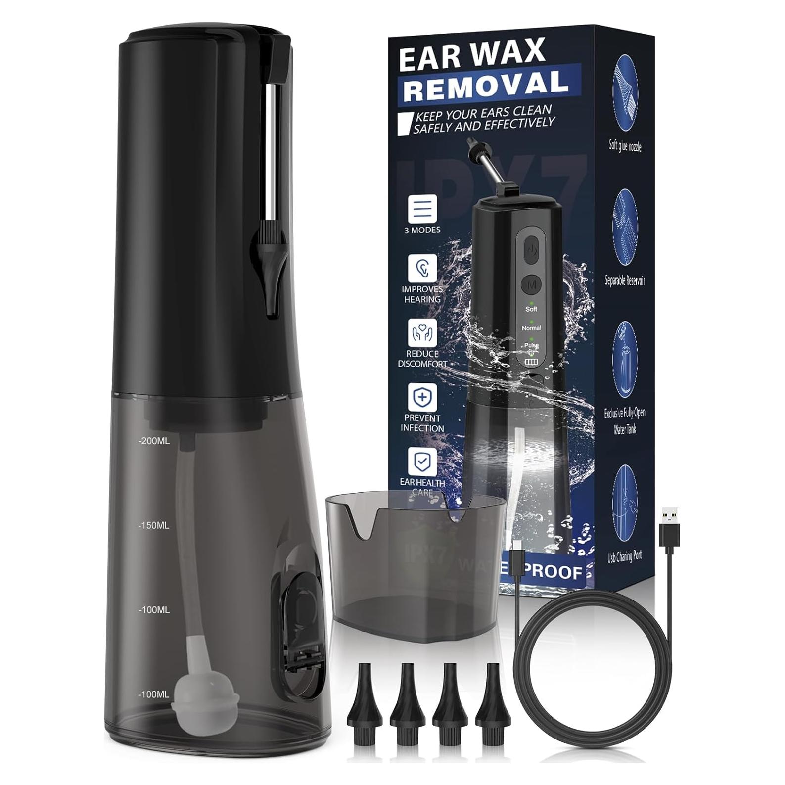 Limpiador de Cerumen Eléctrico Hyanexvexal EC06 IPX7 4 Modos