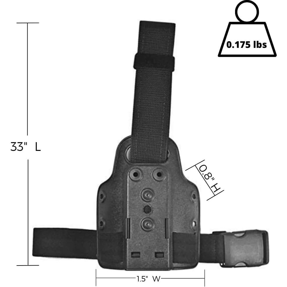 Funda Táctica de Pierna Safariland 6004-10 Pequeña Negra