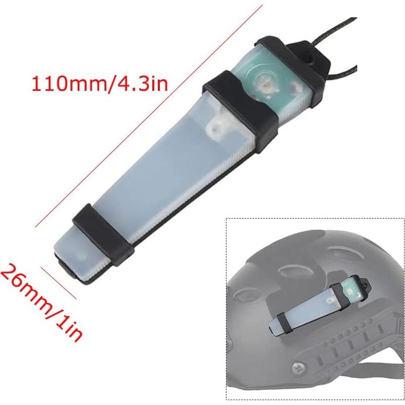 Luz de Señal para Casco Zamudam Intermitente Impermeable