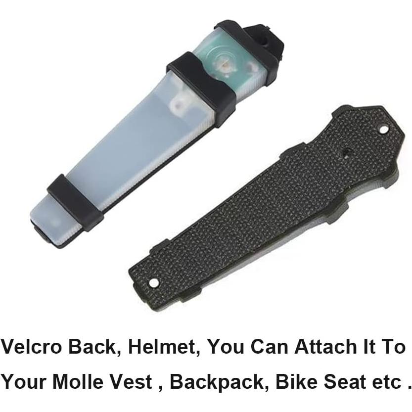 Luz de Señal para Casco Zamudam Intermitente Impermeable