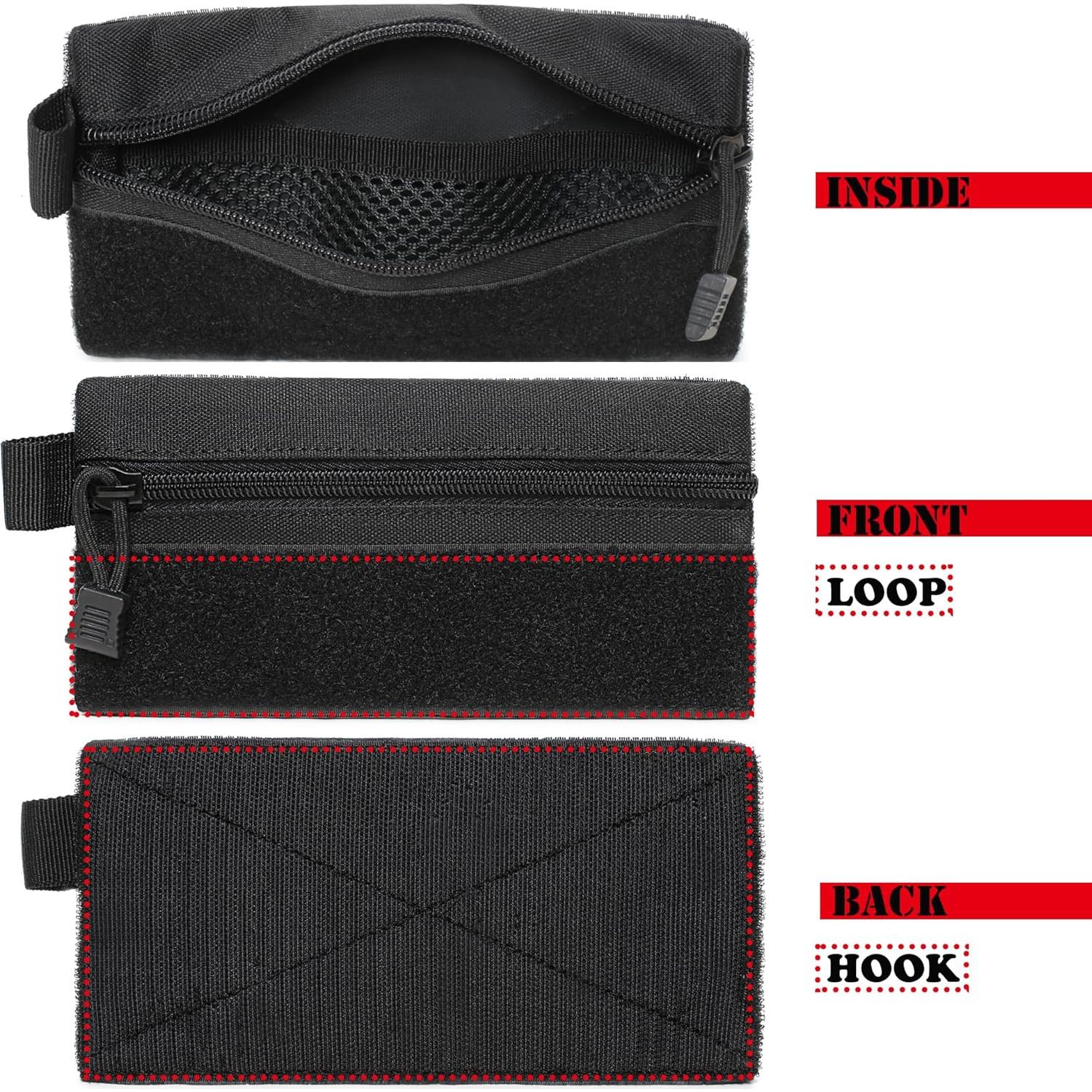 Bolsa Táctica Katadem GPP 3 Piezas con Cremallera y Parche