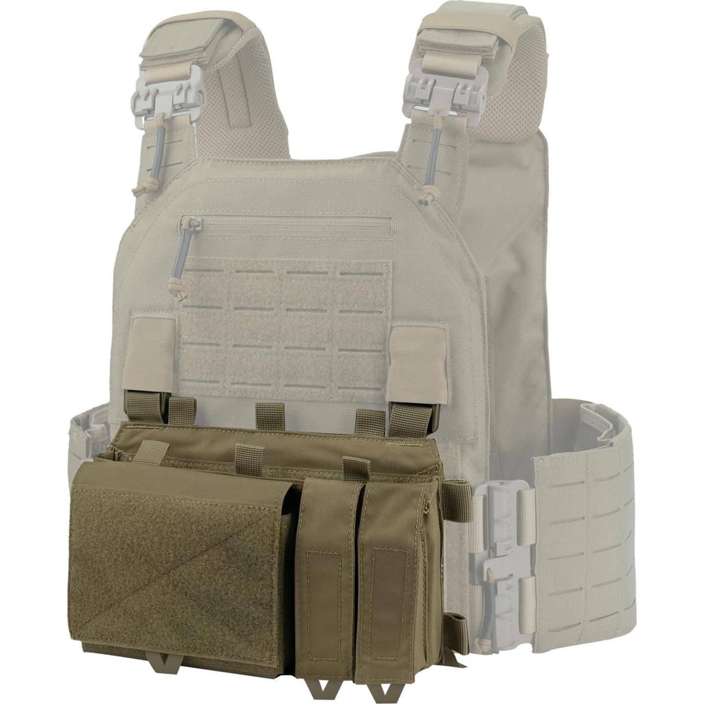 Porta Revistas Táctico YAKEDA Triple con Hebillas UTX