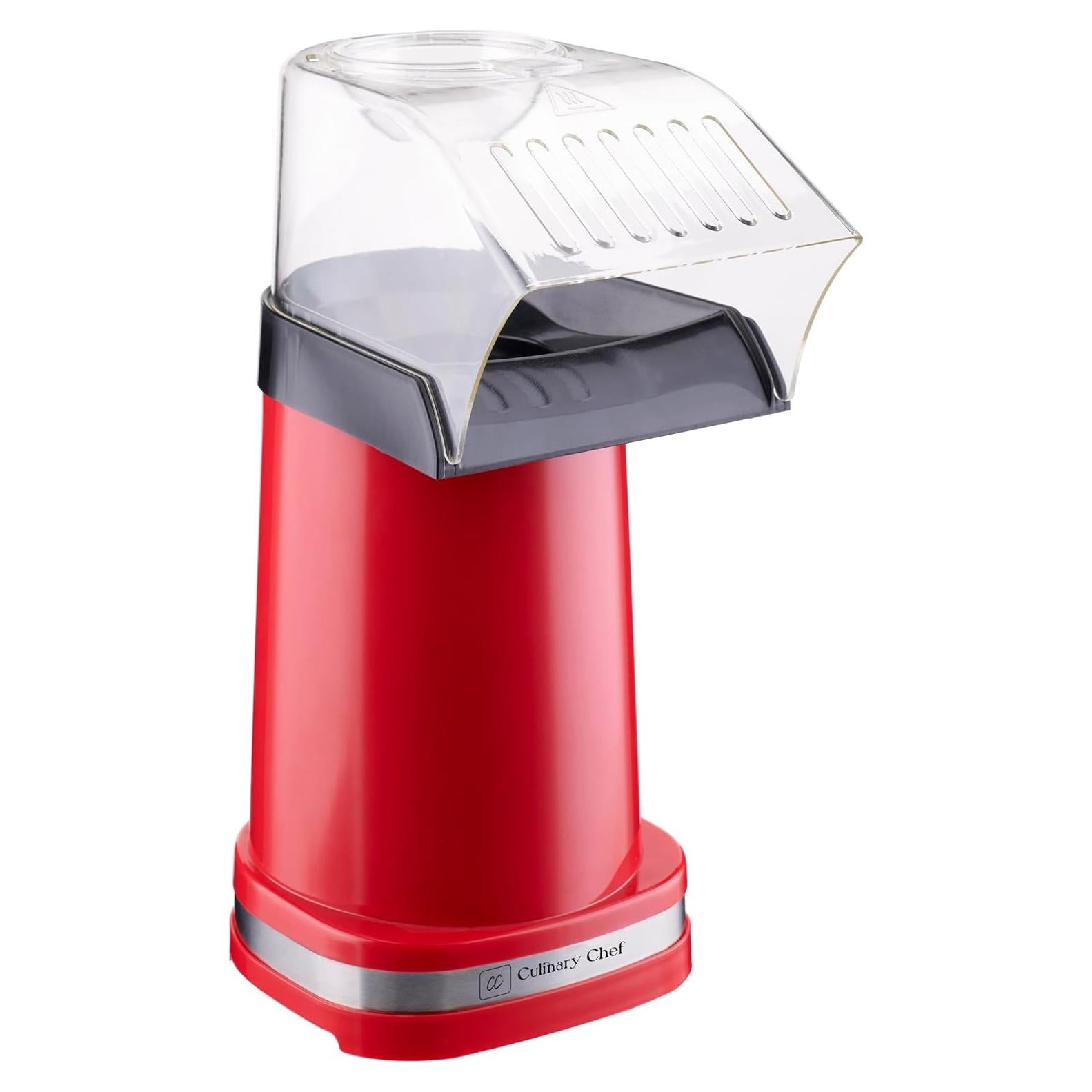 Máquina de Palomitas de Maíz Chef Culinario 18 Tazas Roja