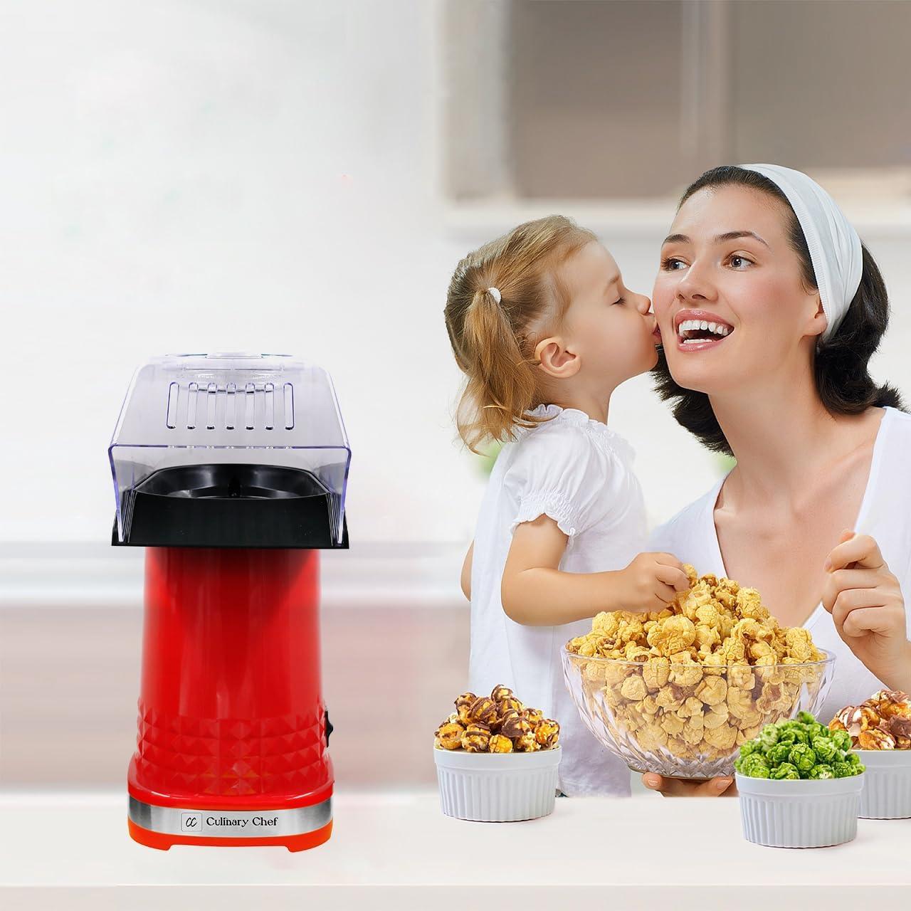 Máquina de Palomitas de Maíz Chef Culinario 18 Tazas Roja