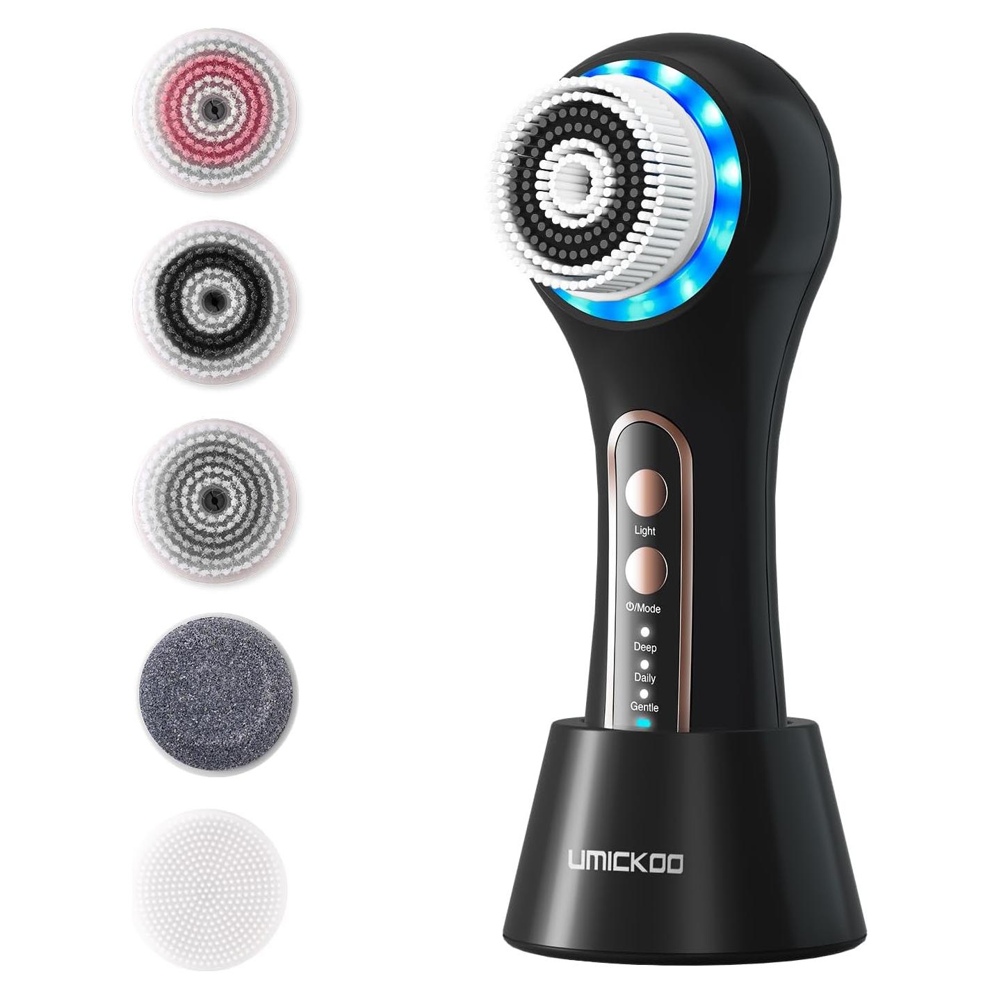 Exfoliador Facial Eléctrico UMICKOO IPX7 5 Cabezas Recargable