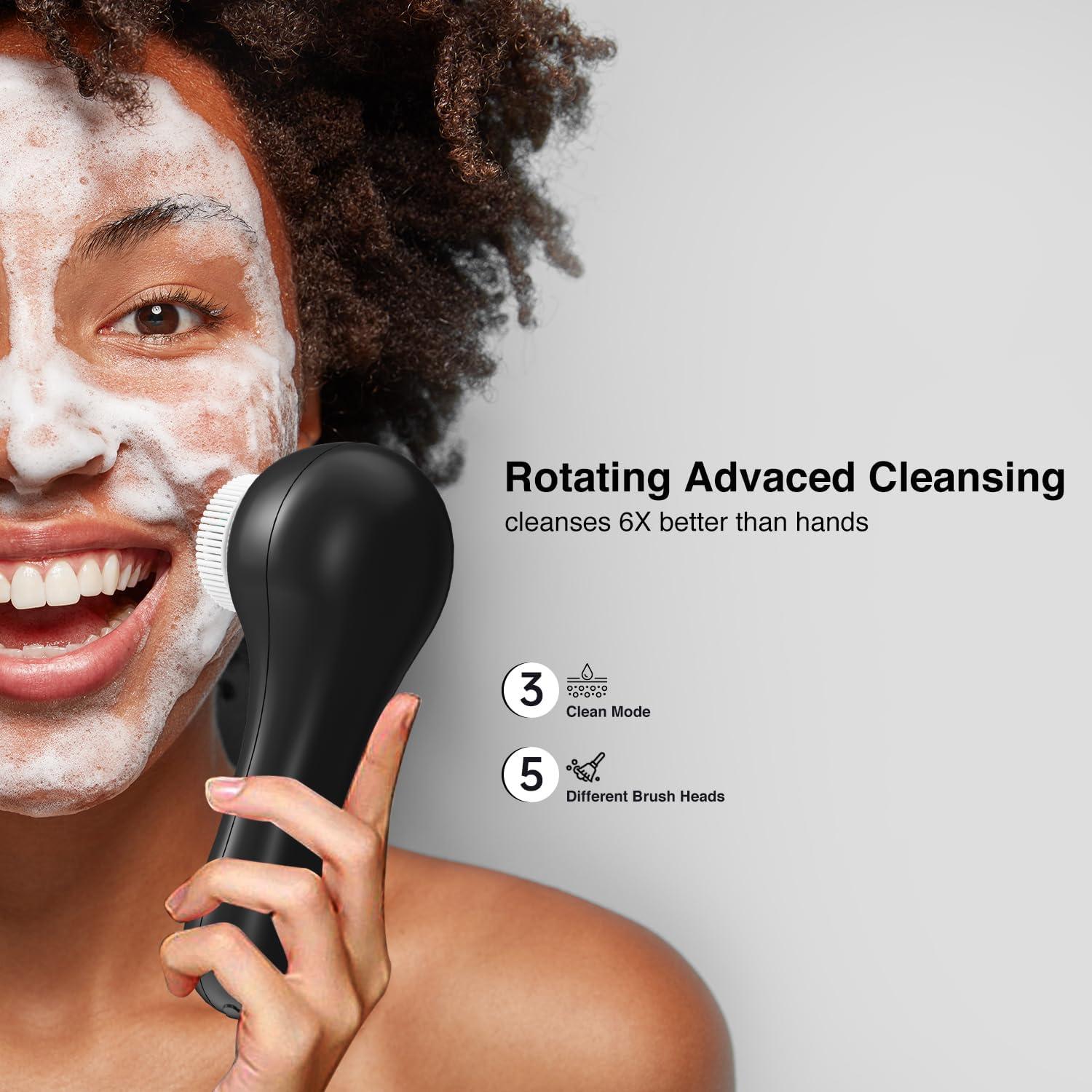 Exfoliador Facial Eléctrico UMICKOO IPX7 5 Cabezas Recargable